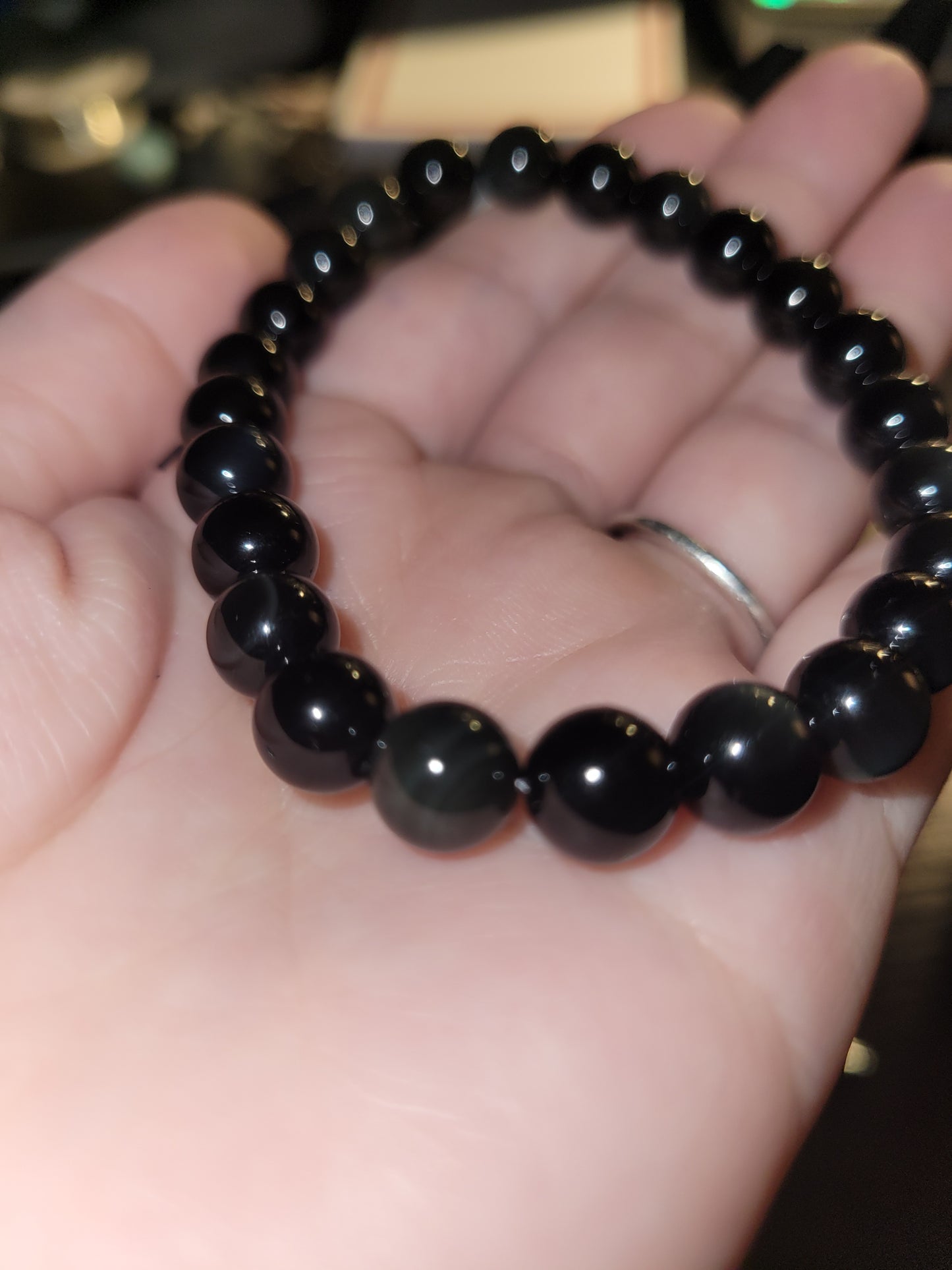 Rainbow Obsidian Bracelet