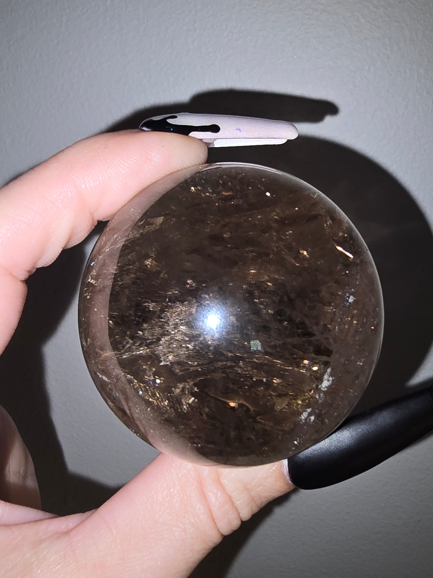 Smoky Quartz Sphere | Grounding, Clarity & Stress Relief