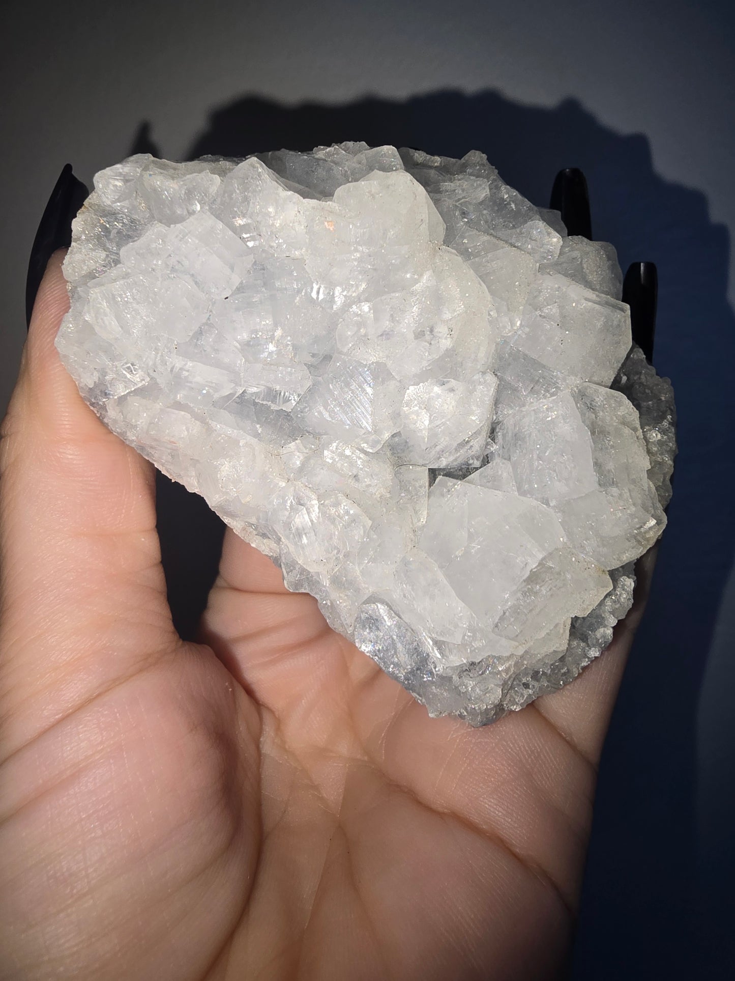 Apophyillite Cut Base