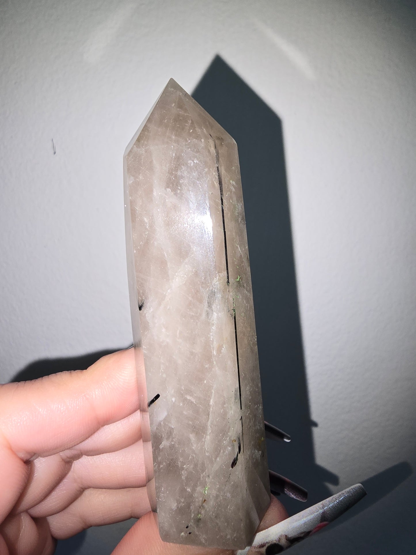 Tourmaline Smokey Quartz Tower