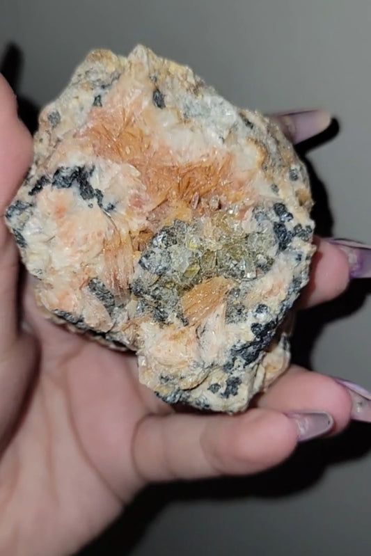 Mixed Material Specimen w/ Stilbite