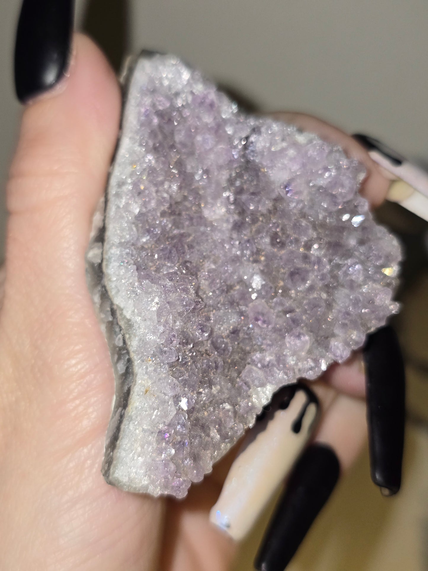 Small Raw Amethyst Cluster | Intuition, Peace & Spiritual Growth