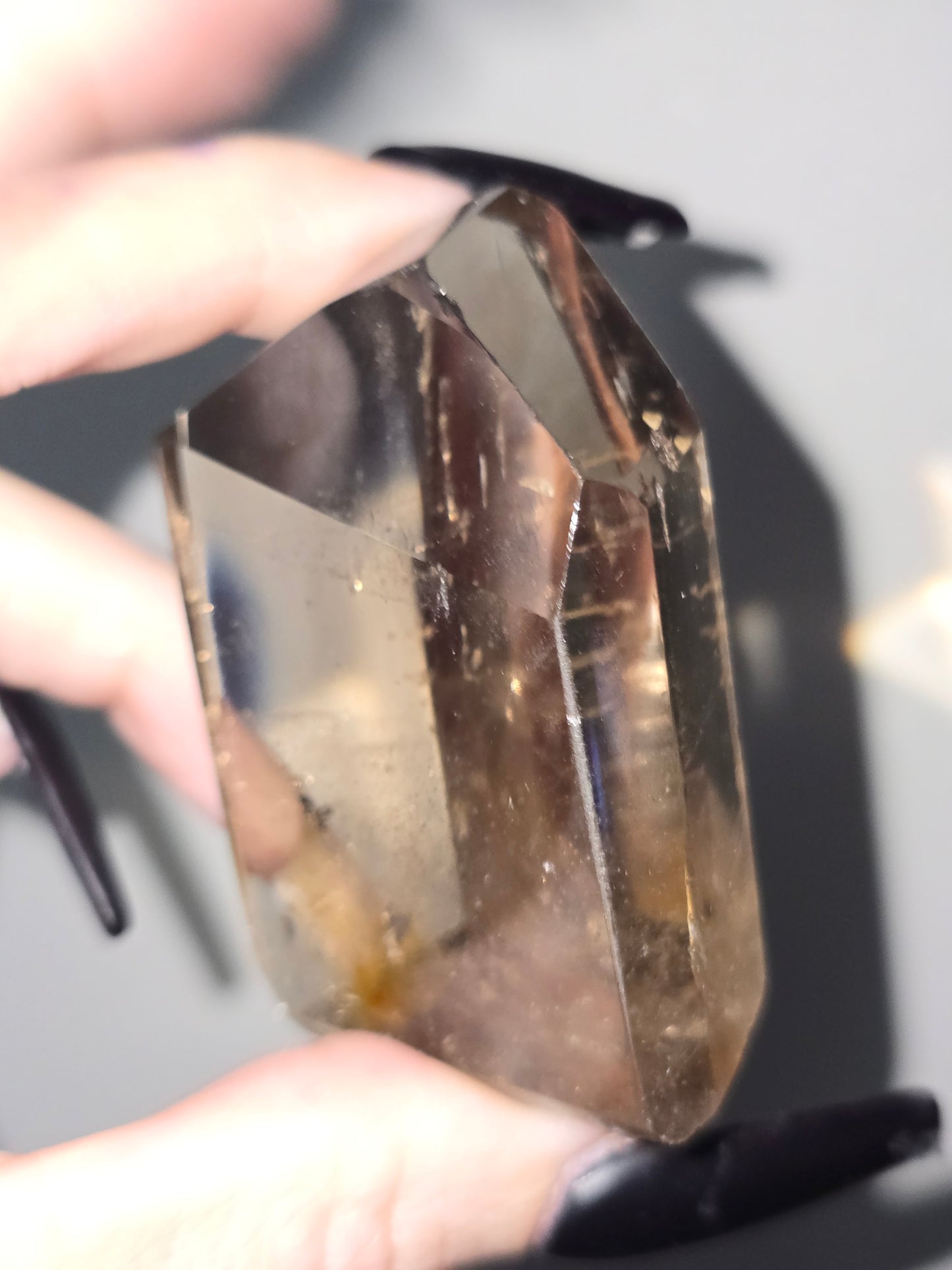 Clear Smoky Quartz Freeform | Grounding, Clarity & Inner Balance