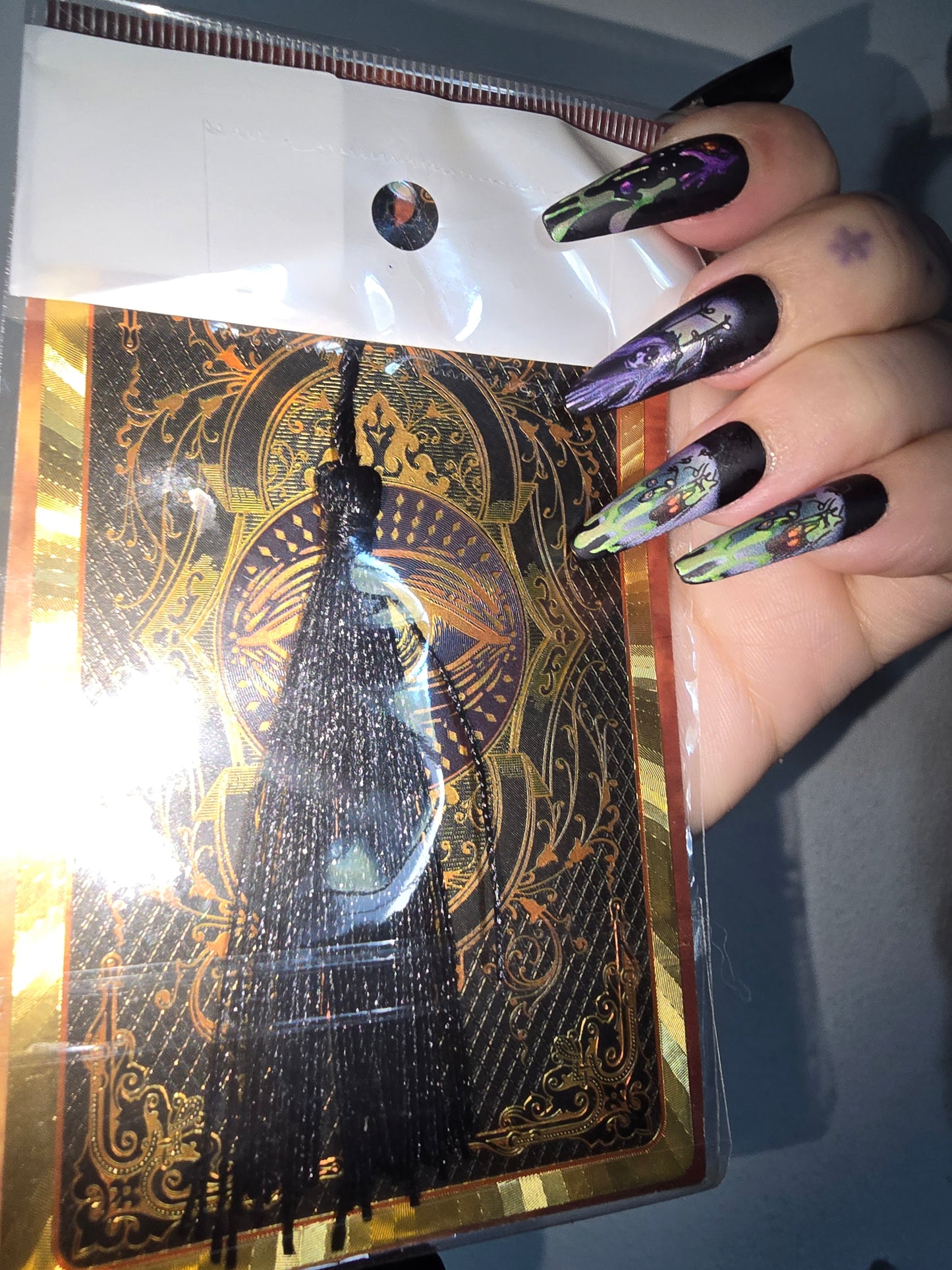 Mystery Tarot Card Bookmark