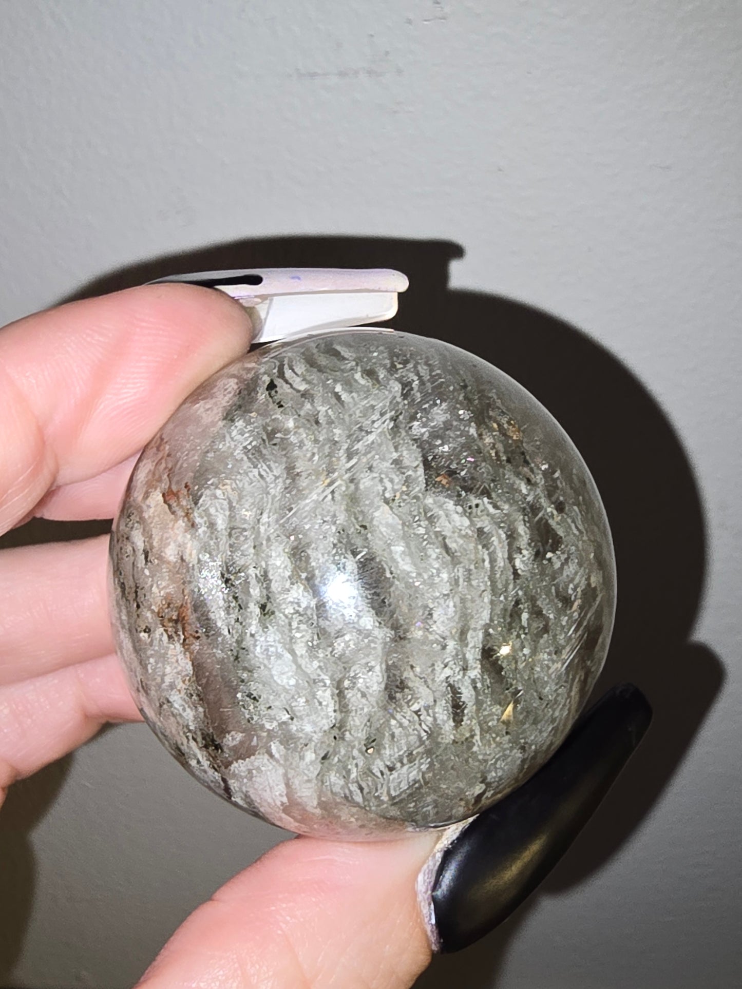 Thousand Layer Garden Quartz Sphere | Growth, Wisdom & Transformation