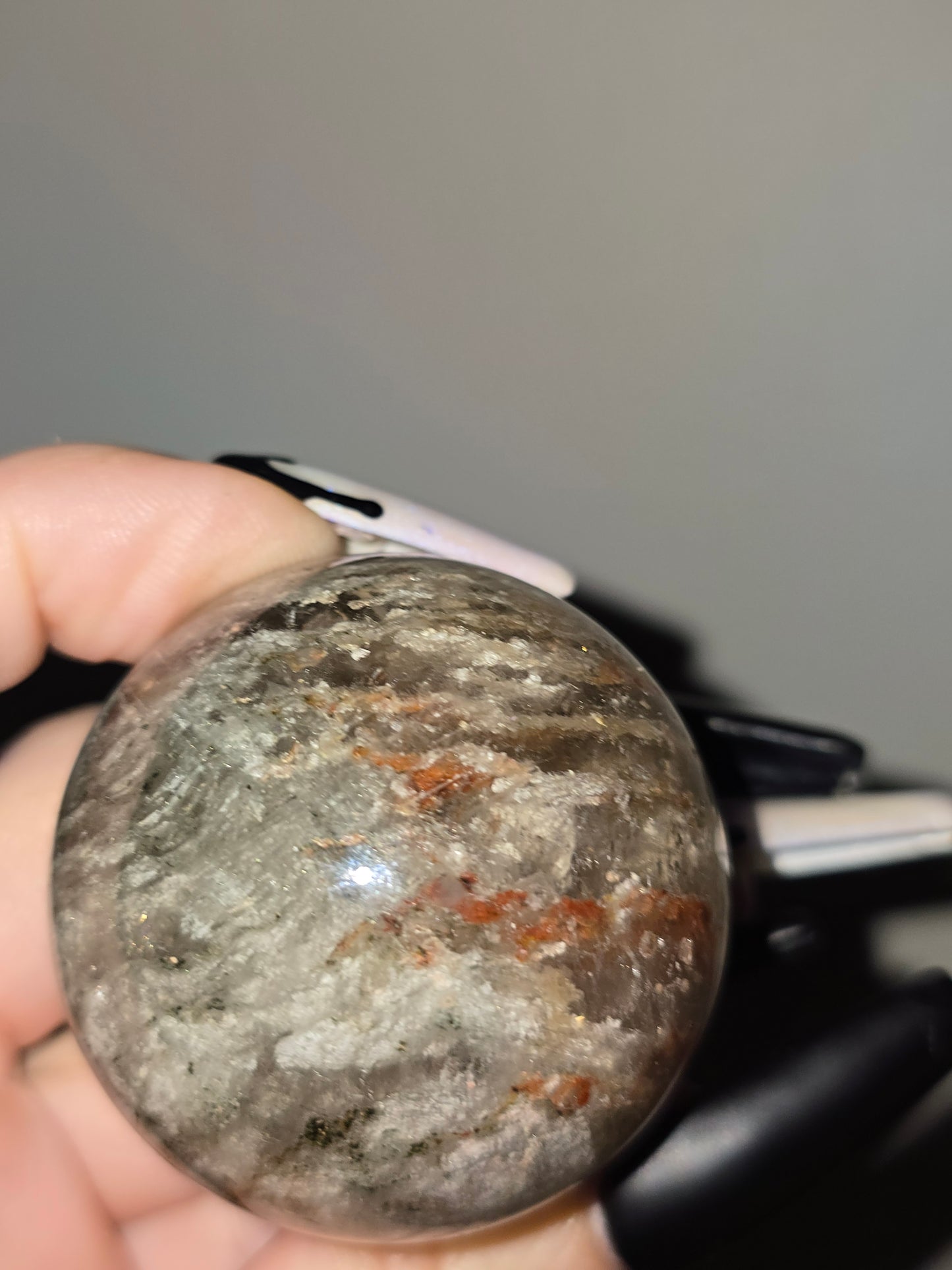 Thousand Layer Garden Quartz Sphere | Growth, Wisdom & Transformation