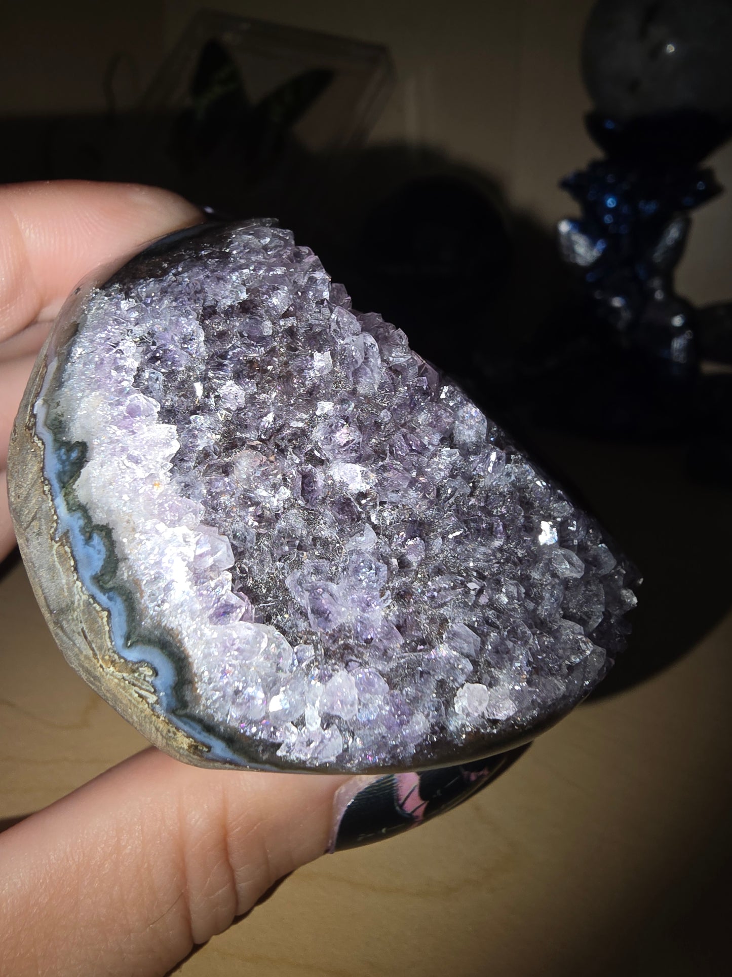 Amethyst Stalagtite Cut Base