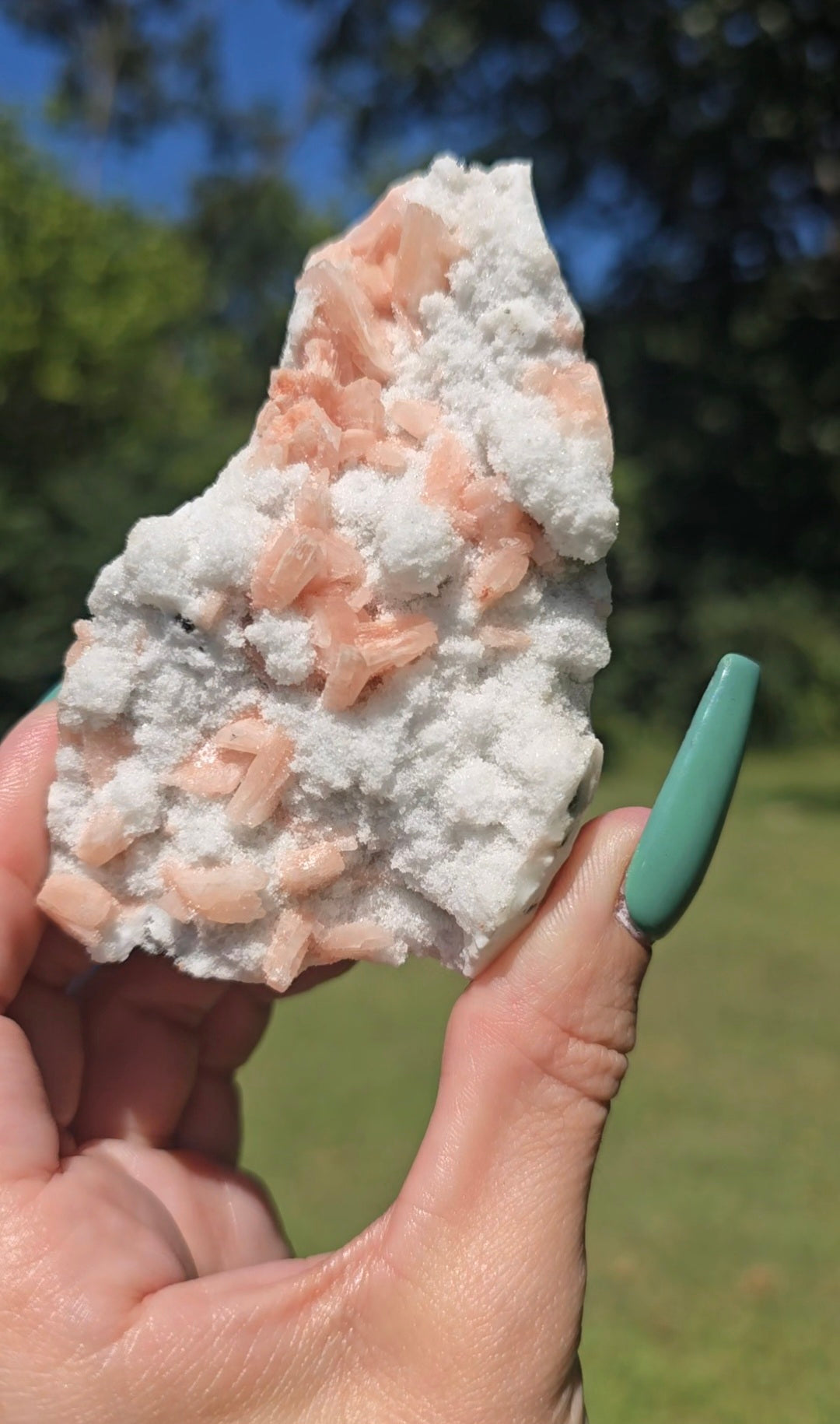Peach Stilbite Freeform | Peace & Intuition