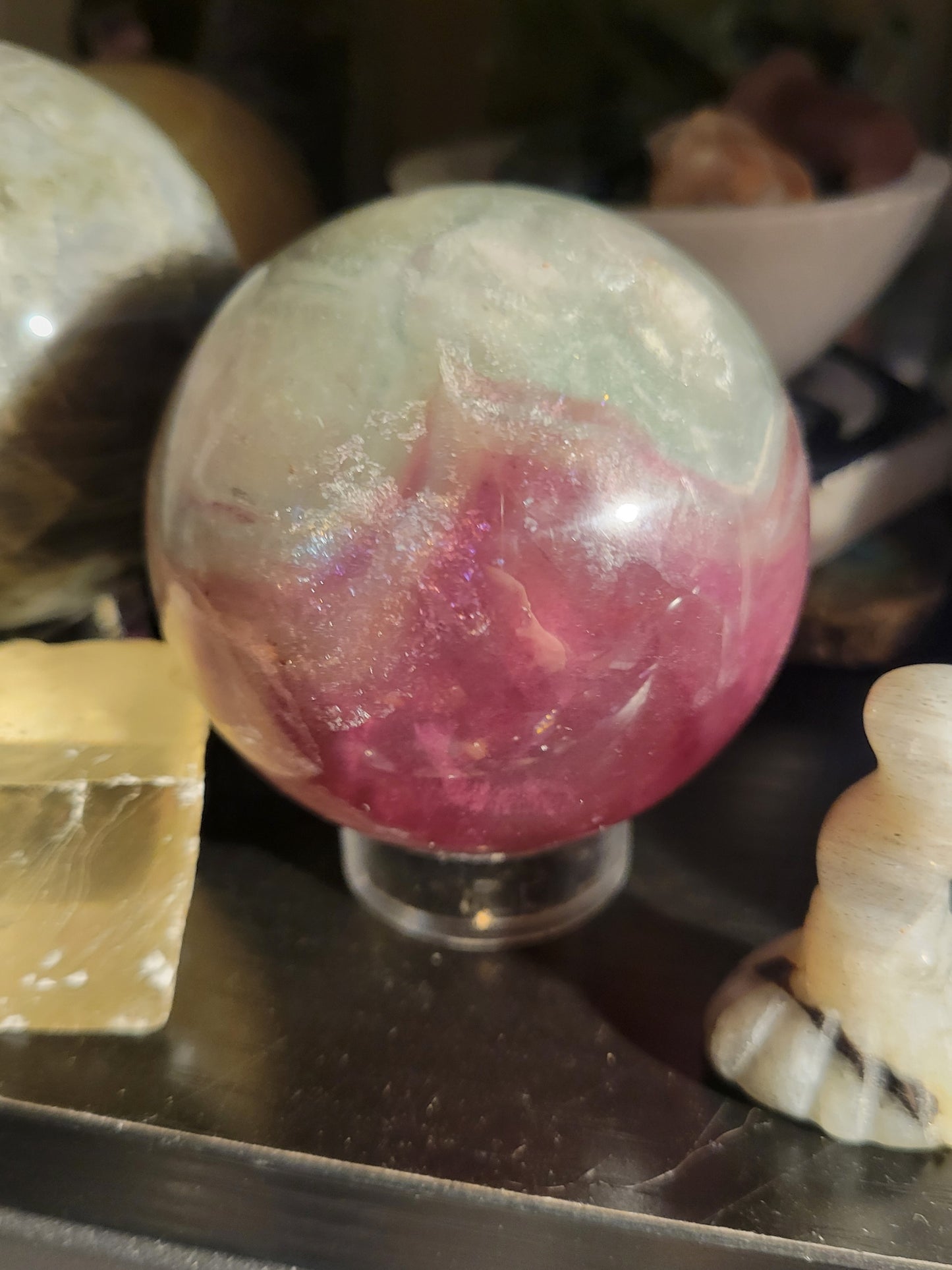 Candy Fluorite sphere