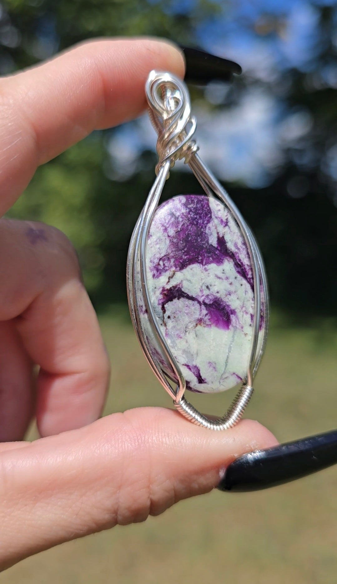 Kammererite Pendant | Intuition & Transformation