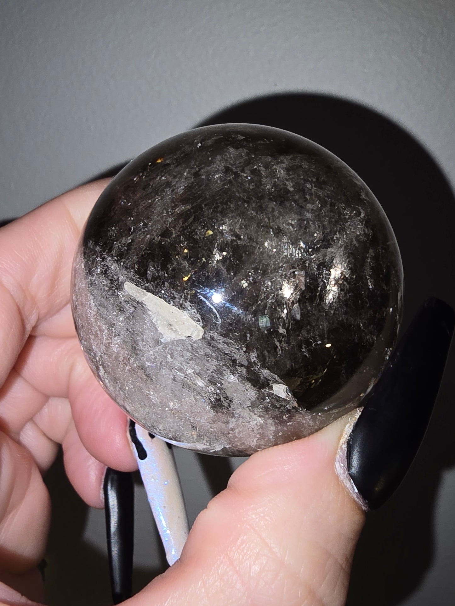 Smoky Quartz Sphere | Grounding, Clarity & Stress Relief