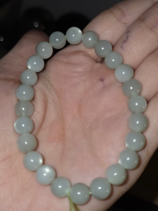 Green Moonstone Bracelet | Emotional Growth, Intuition & New Beginnings