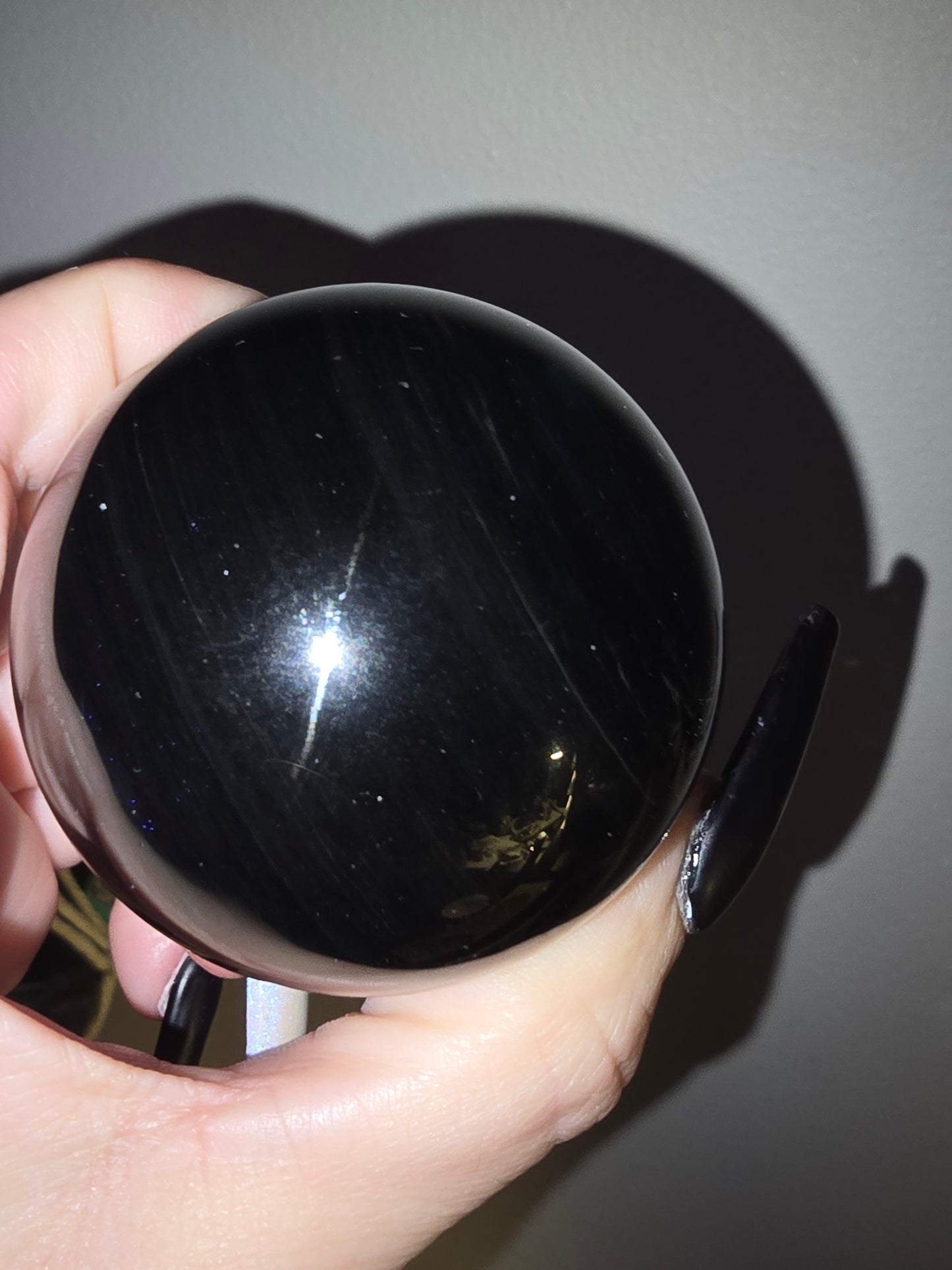 Rainbow Obsidian Sphere | Emotional Healing, Protection & Self-Discovery