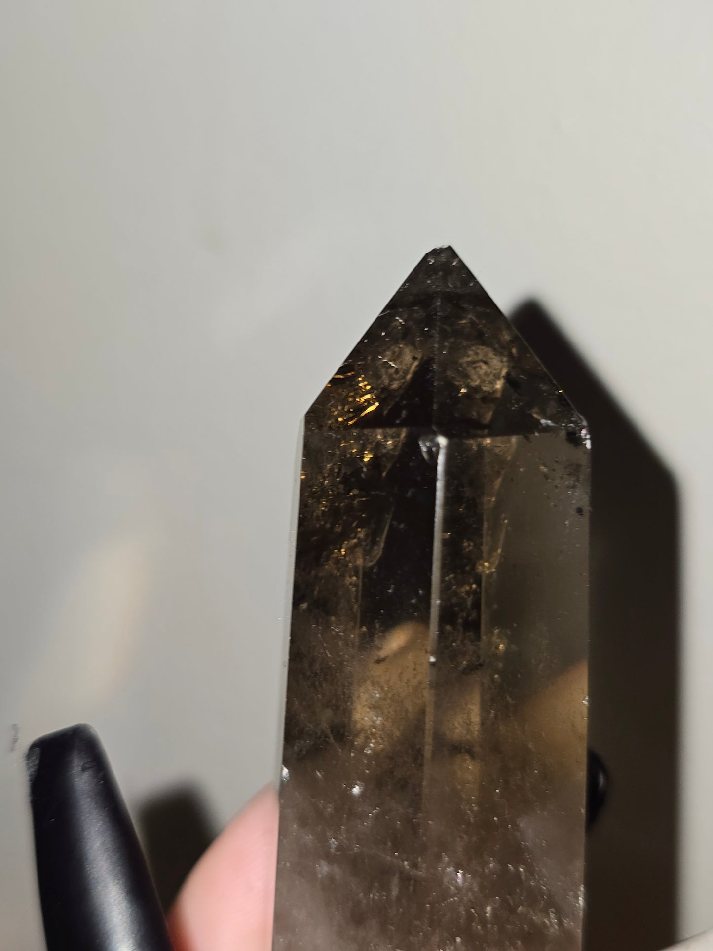 Rainbow Smoky Quartz Tower | Clarity, Grounding & Hidden Light