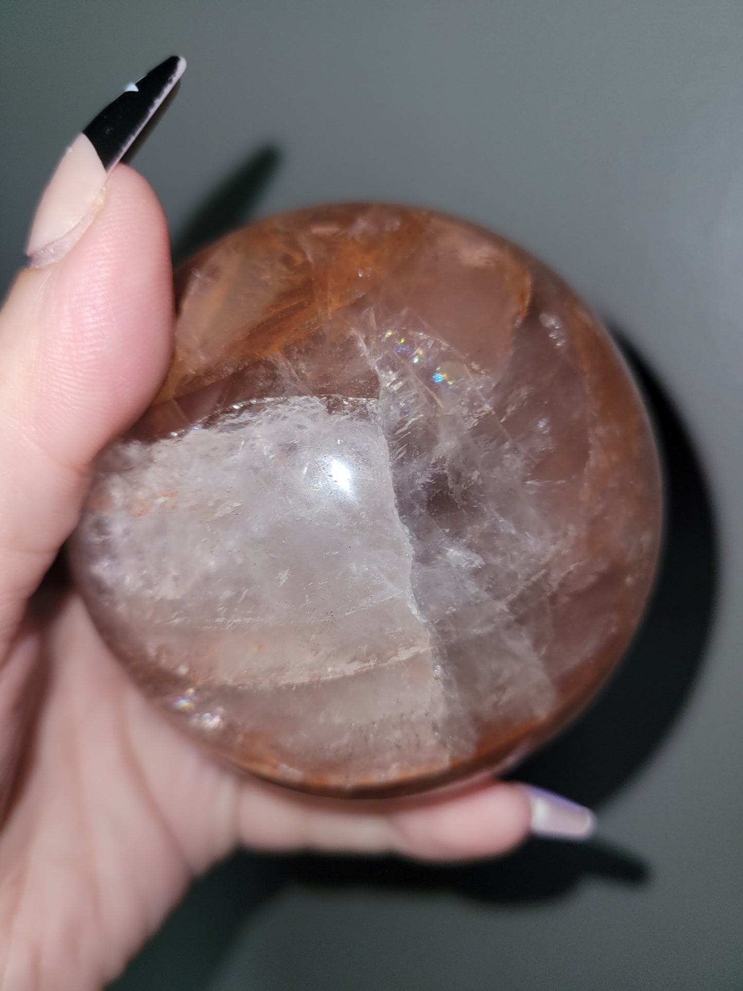 Fire Quartz Sphere