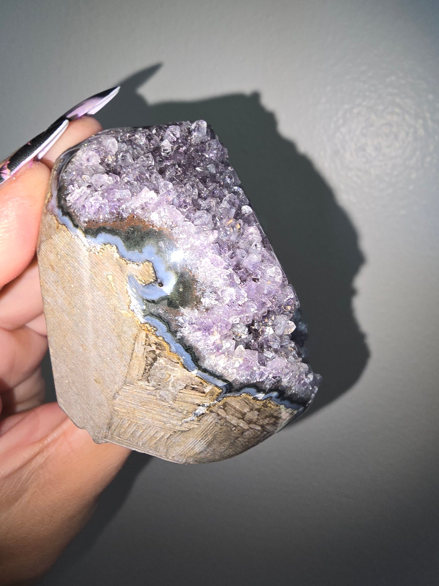 Amethyst Stalagtite Cut Base