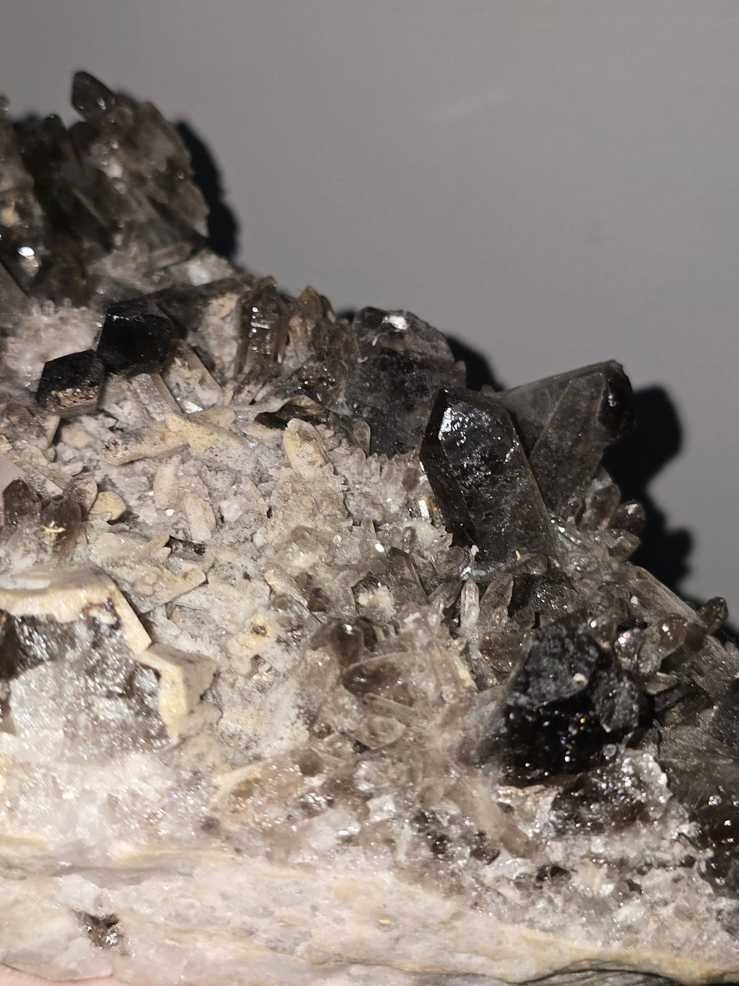 Large Smoky Quartz Cluster | 11-Inch Collector Statement Piece
