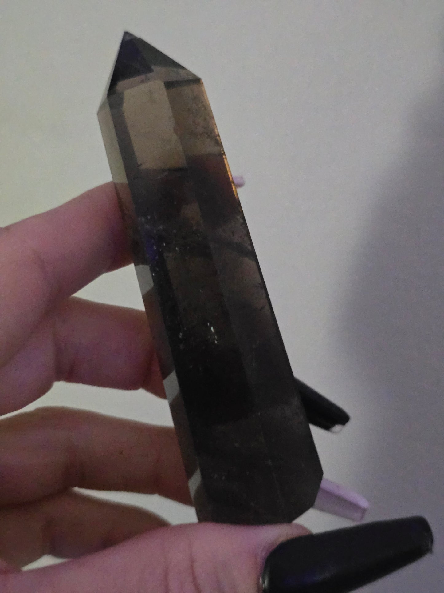 Dark Smoky Quartz Tower | Grounding, Protection & Inner Strength