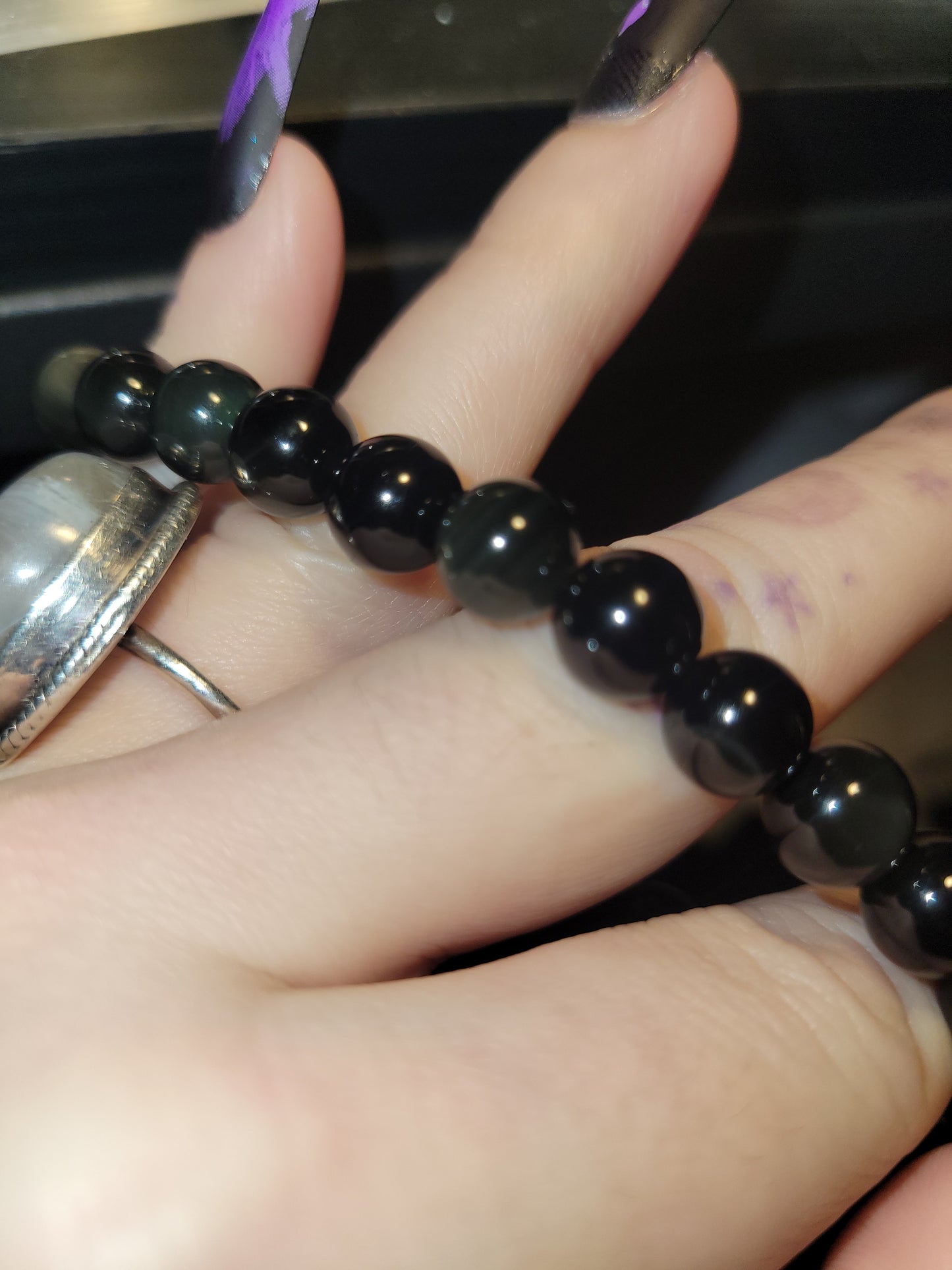 Rainbow Obsidian Bracelet