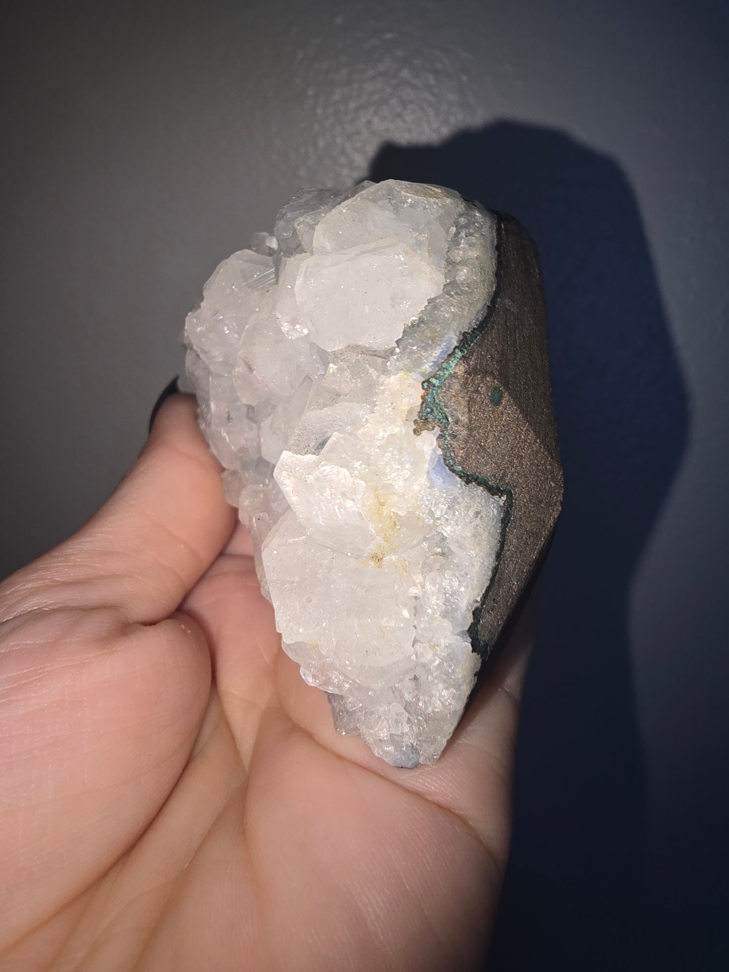 Apophyillite Cut Base