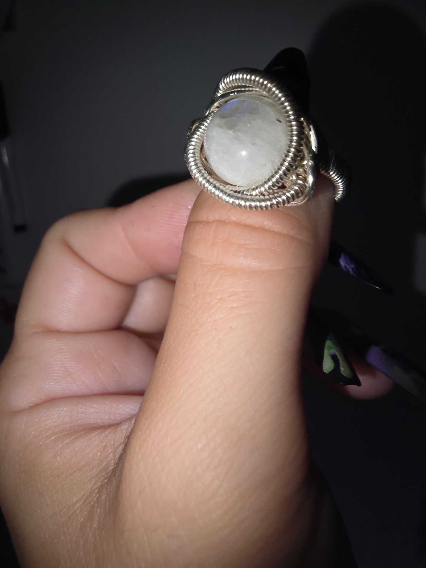 Moonstone Wrapped Ring