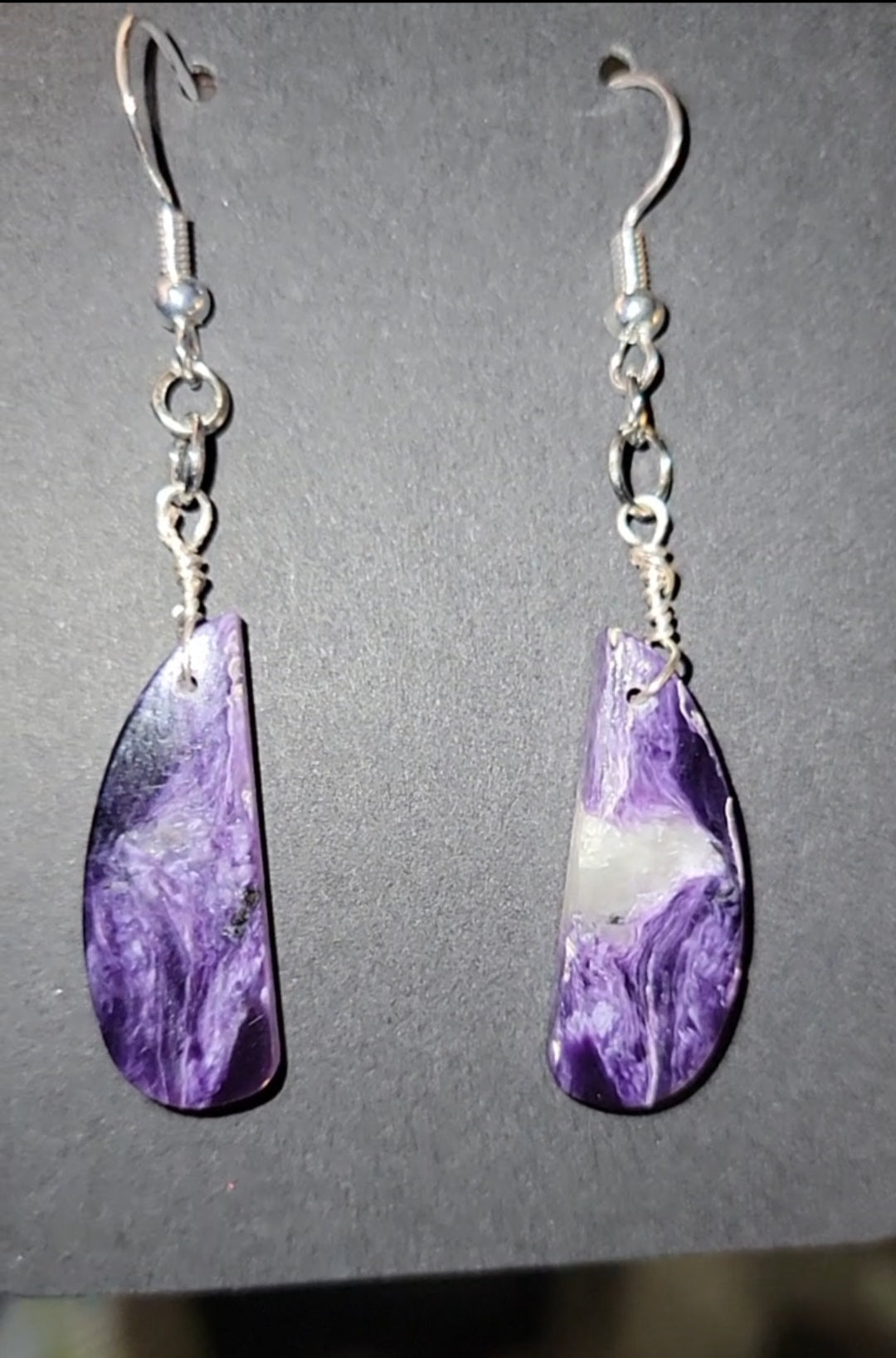 Charorite Earrings