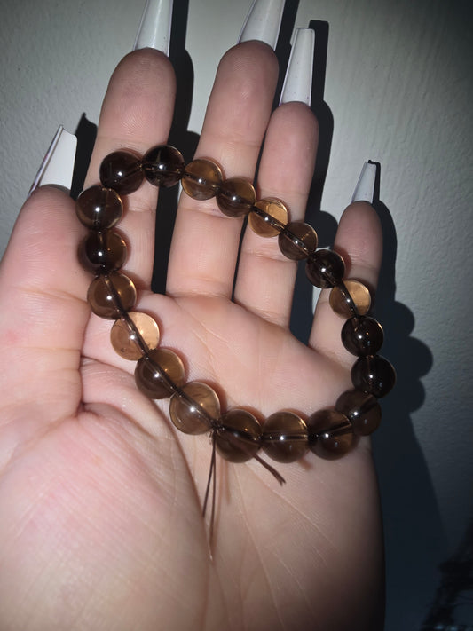 Smokey Quartz Bracelet 10mm