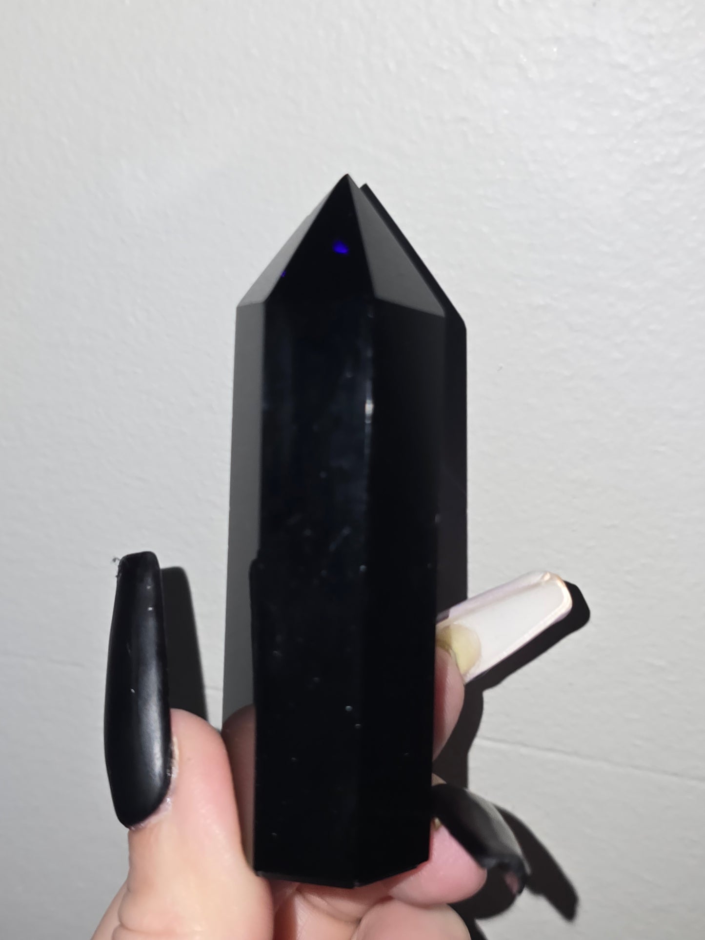 Black Obsidian Tower | Protection, Grounding & Shadow Work