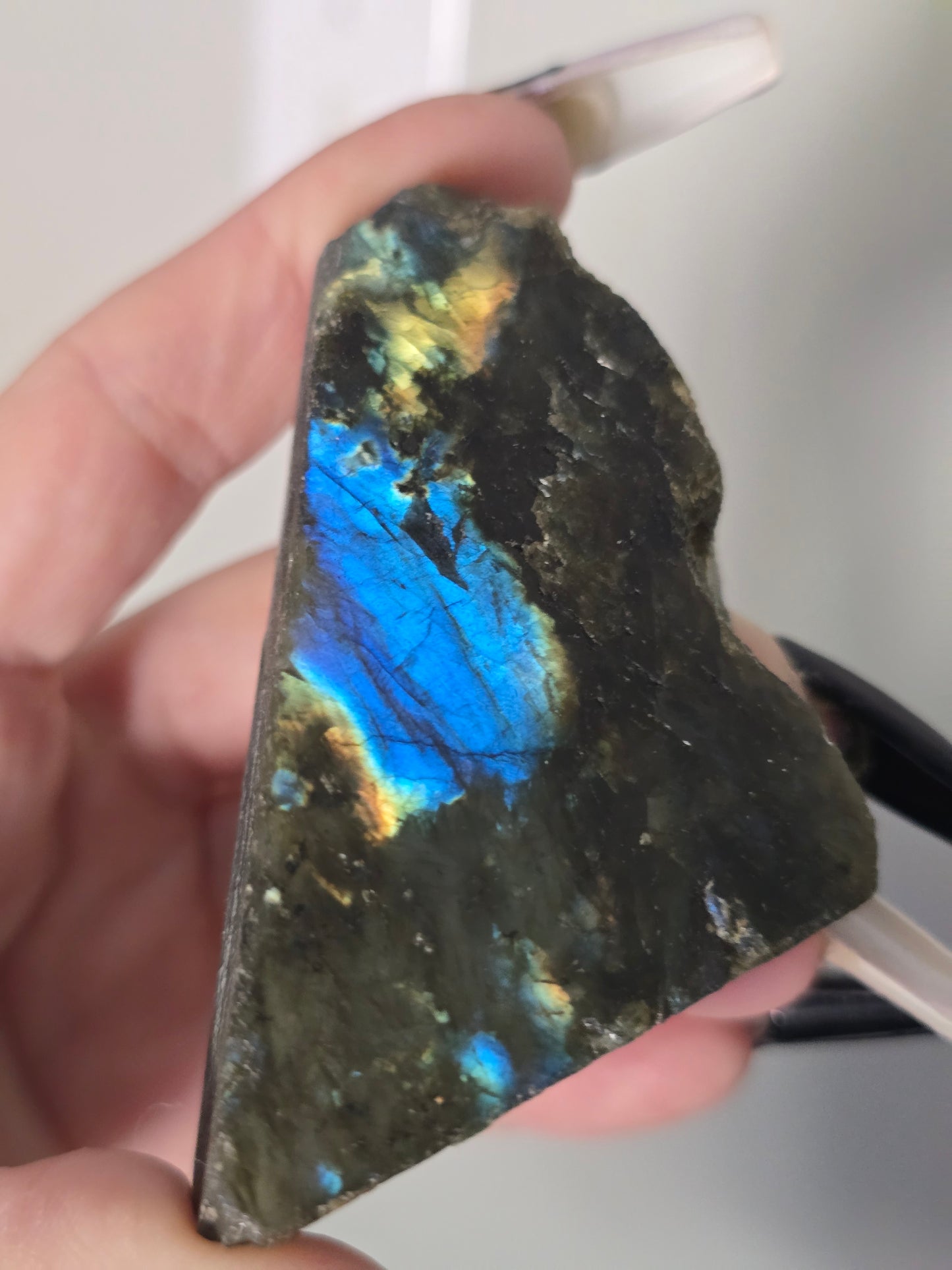 Blue Flash Labradorite Specimen | Intuition, Transformation & Inner Wisdom