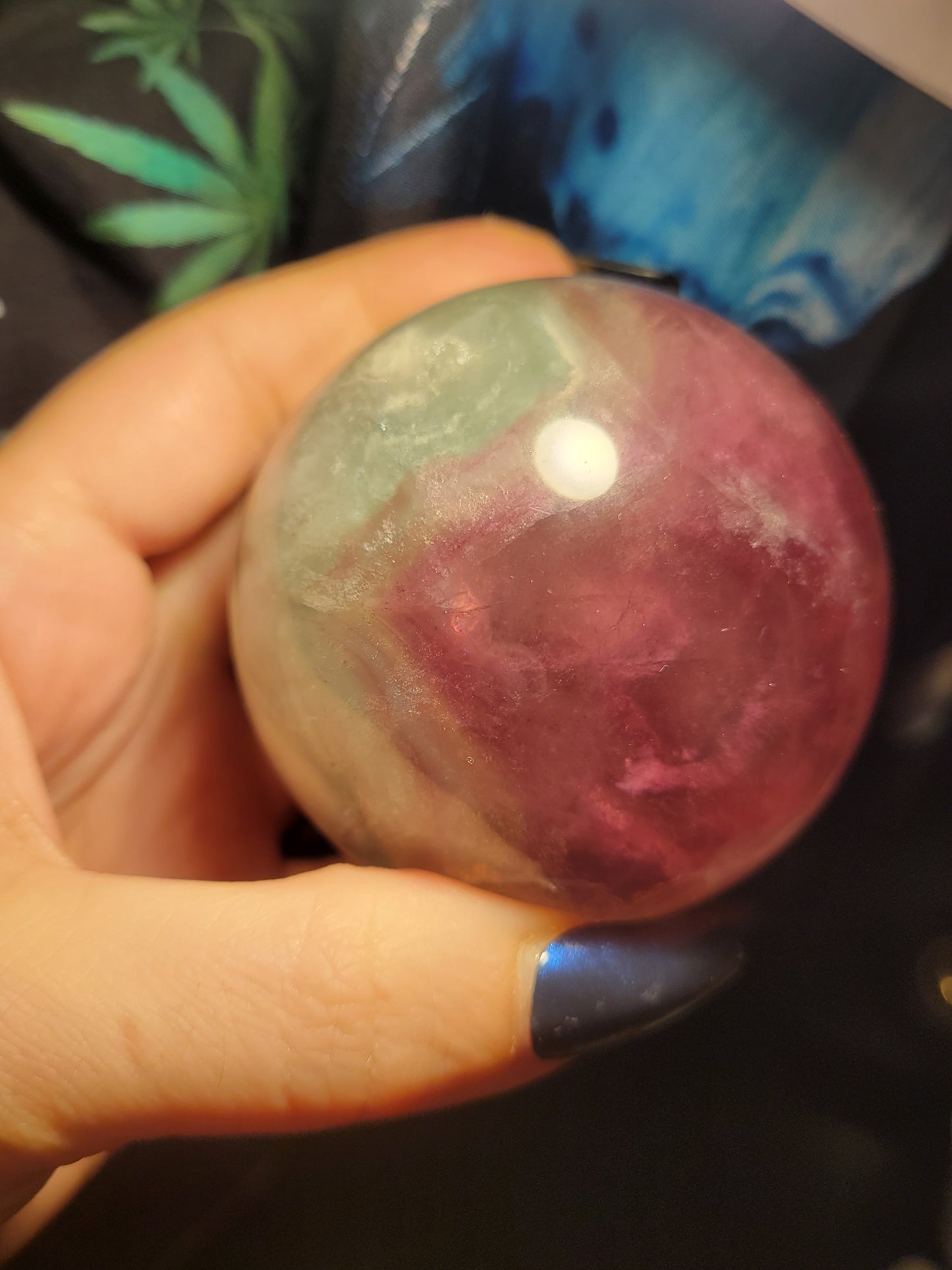 Candy Fluorite sphere