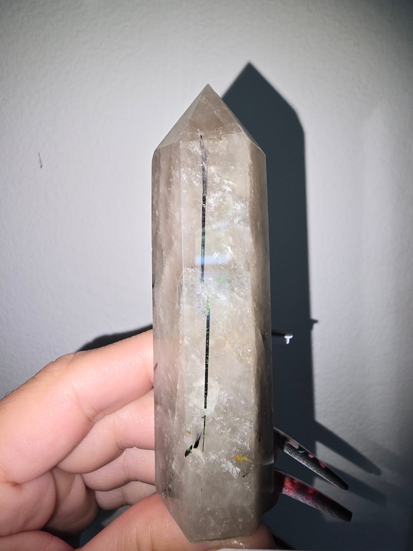 Tourmaline Smokey Quartz Tower