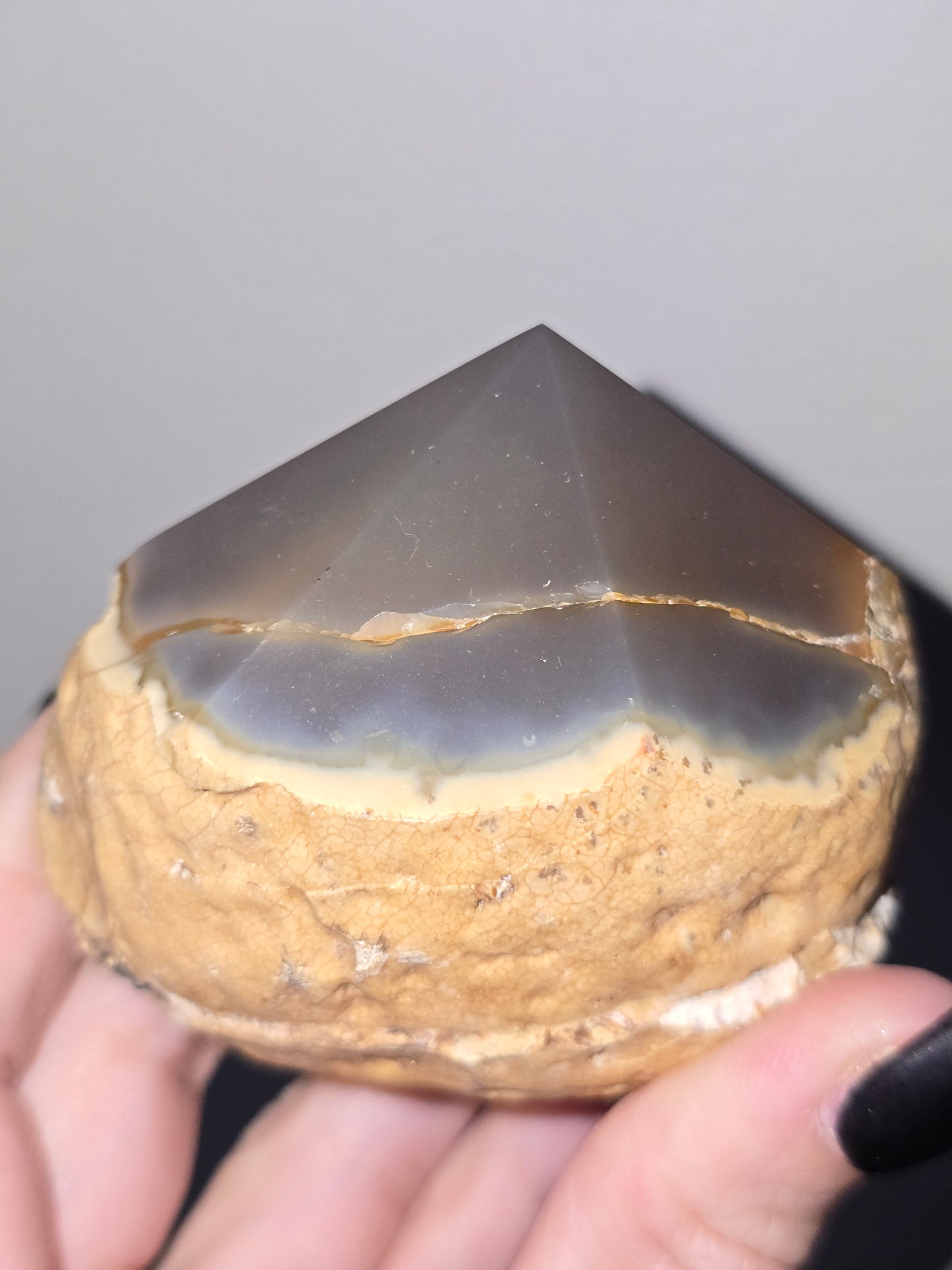 Agate Crystal Point | Stability, Balance & Gentle Grounding