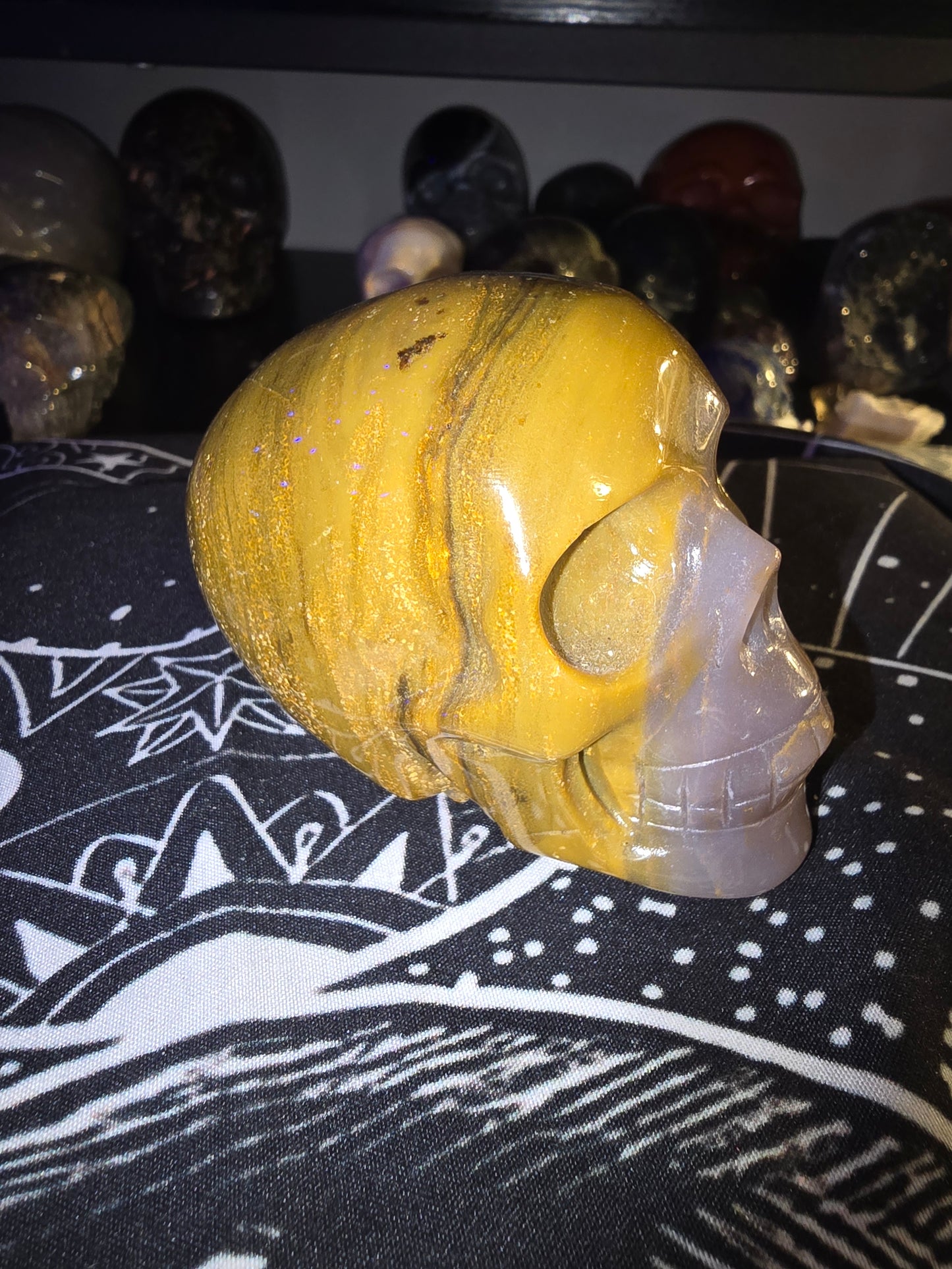 Mookaite Jasper Skull