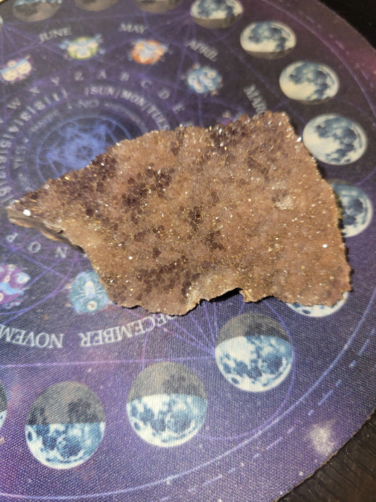 Druzy Raw Amethyst Slab