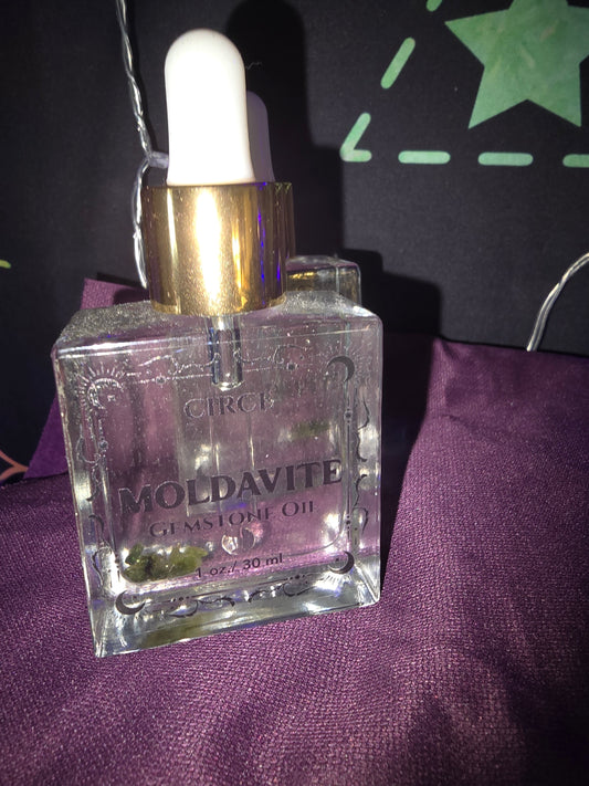 Circe Moldavite Ritual Oil | Transformation, Growth & Spiritual Expansion