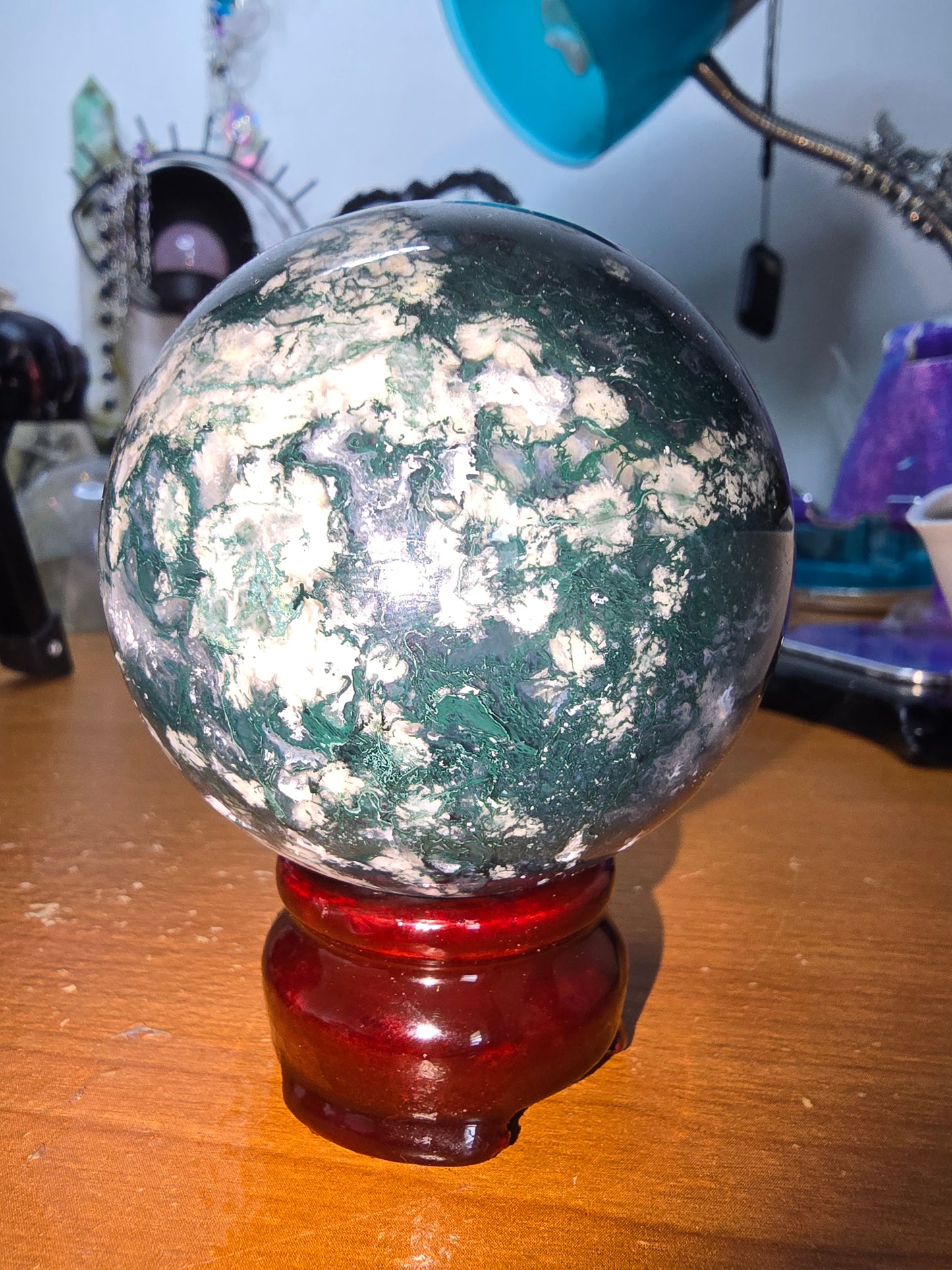 Moss Agate Sphere