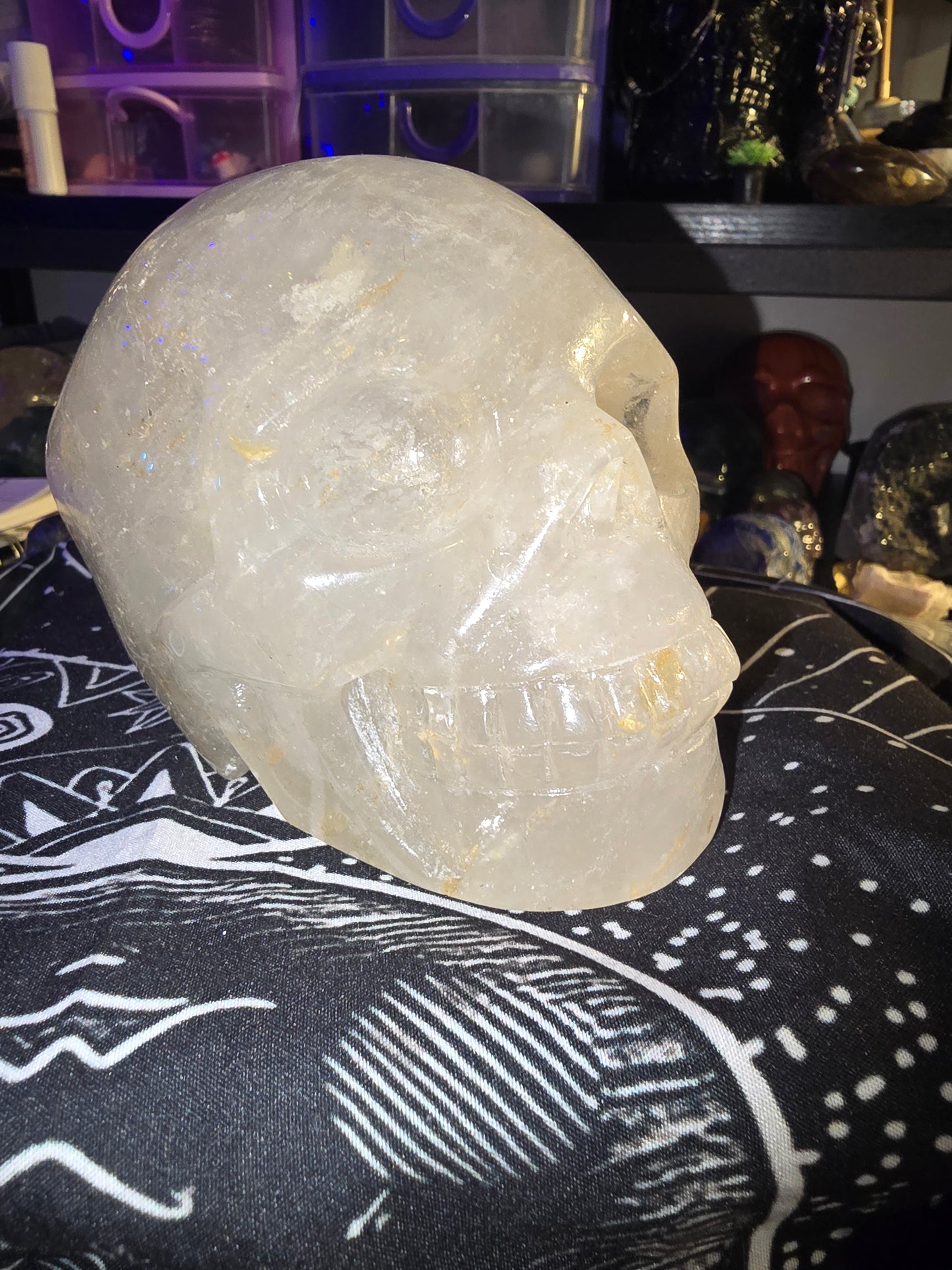 Clear Quartz Skull