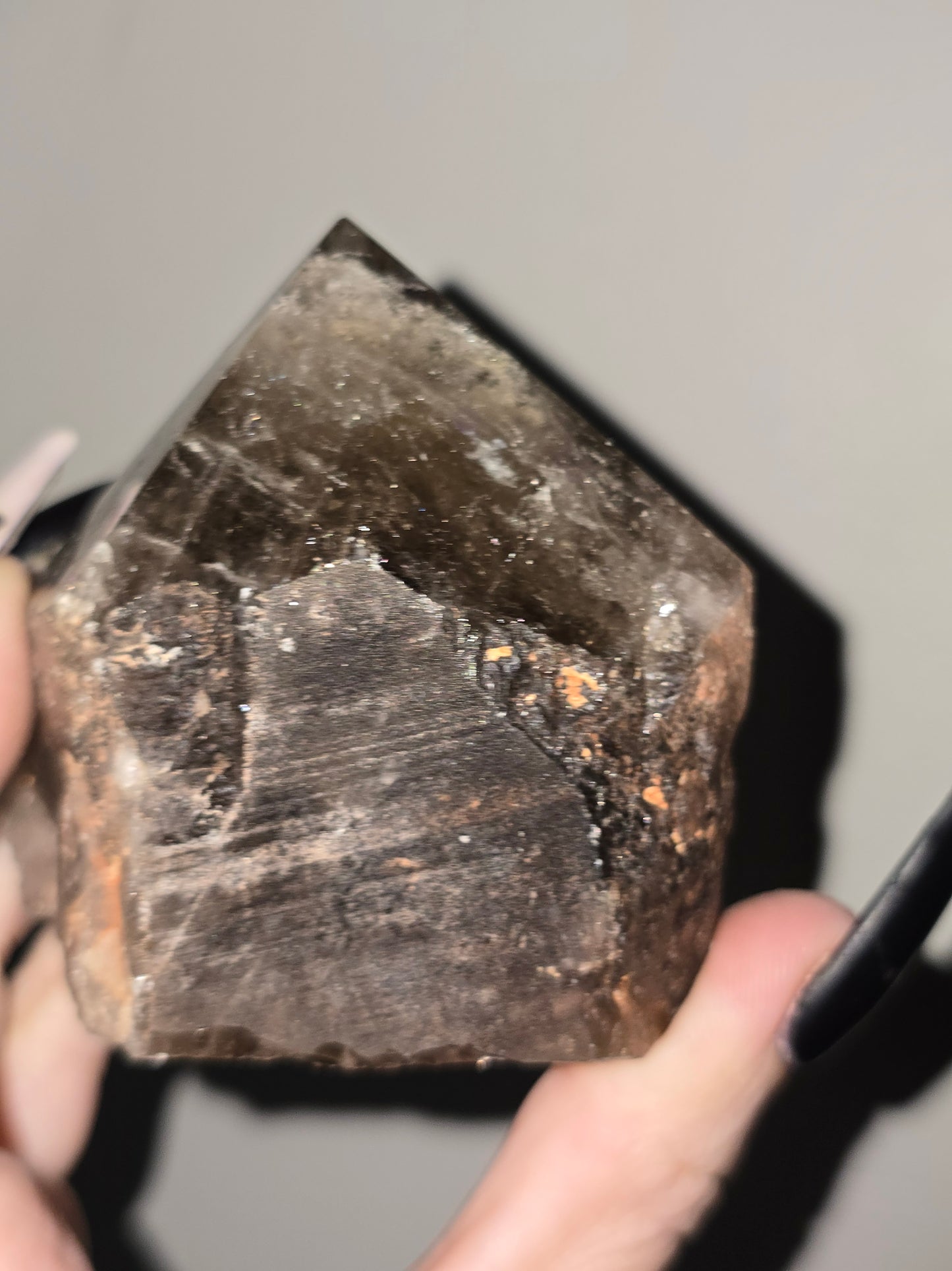 Natural Smoky Quartz Point | Grounding, Clarity & Steady Growth