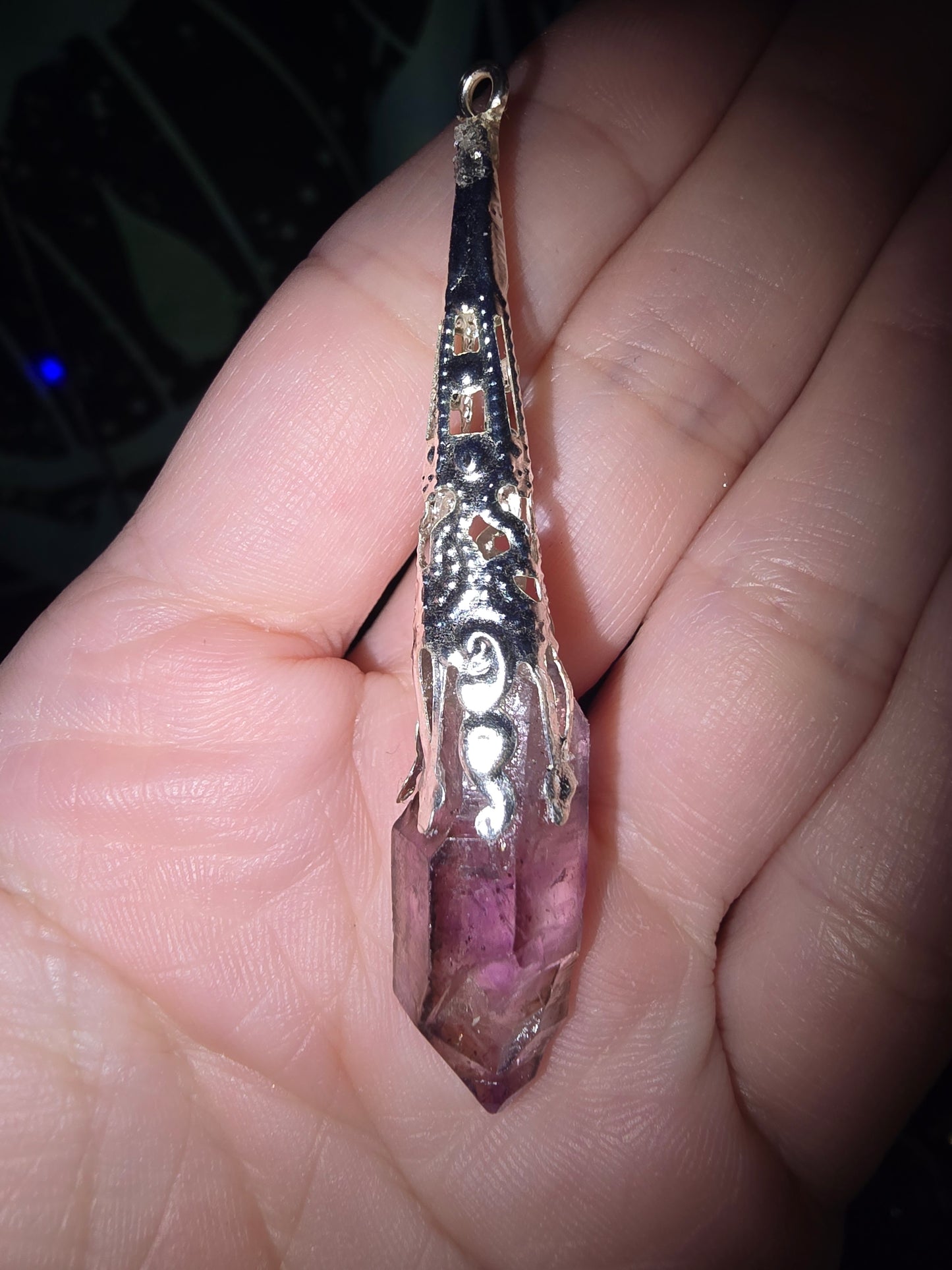 Raw Super Seven Pendant | Intuition, Transformation & Spiritual Growth