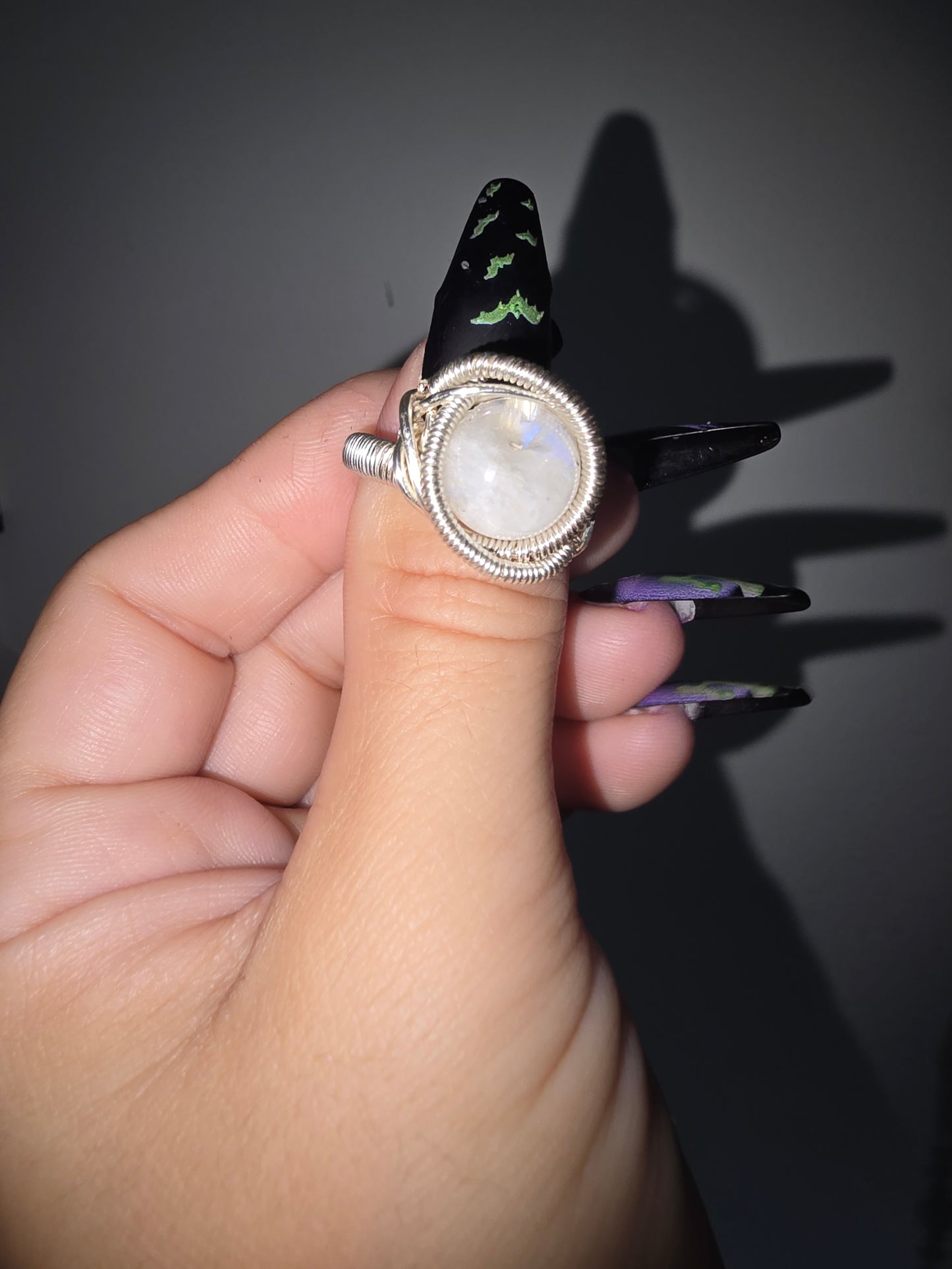 Moonstone Wrapped Ring