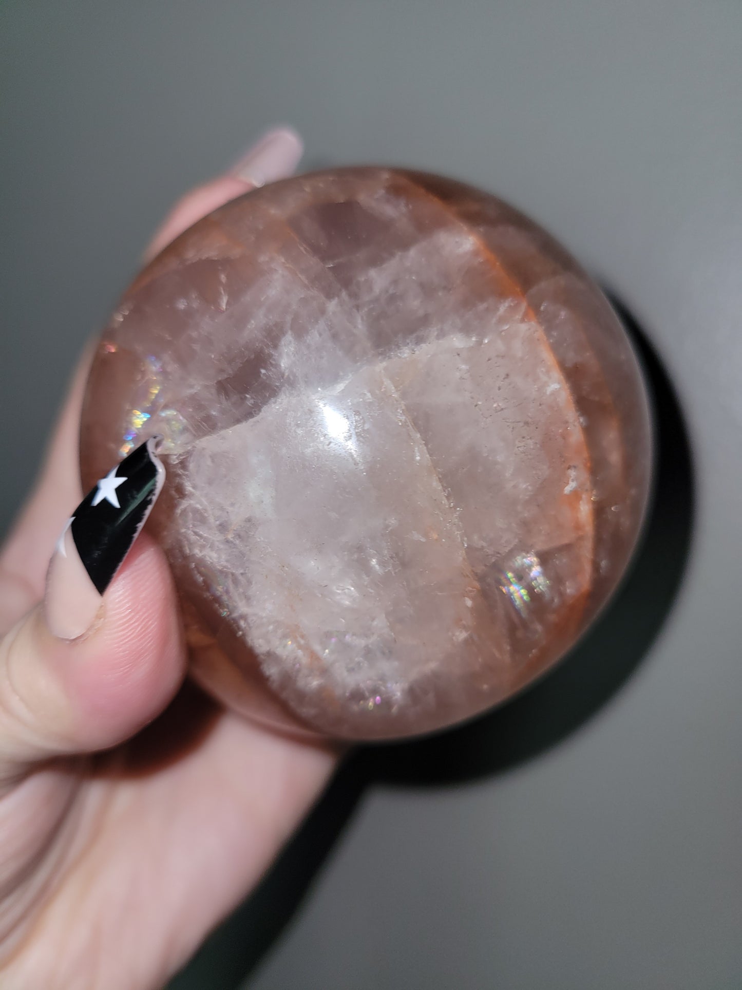 Fire Quartz Sphere