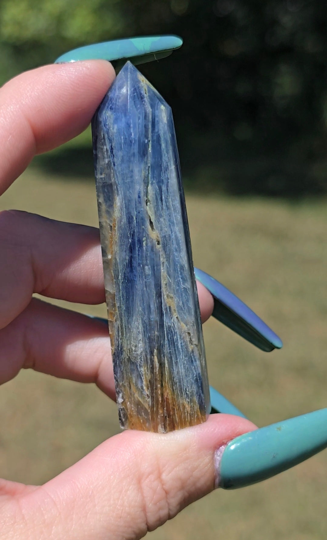 Blue Kyanite Tower | Alignment & Communication