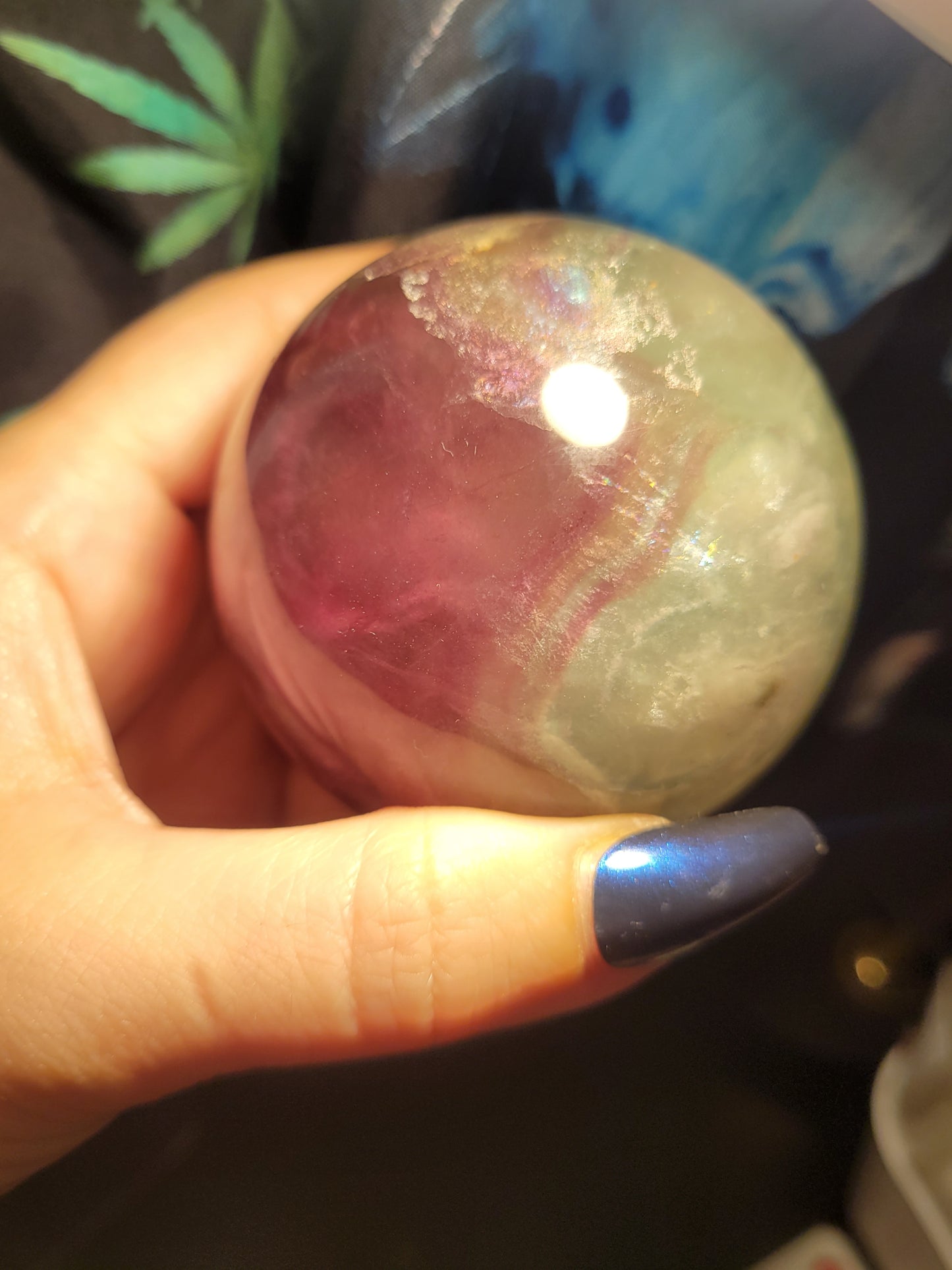 Candy Fluorite sphere