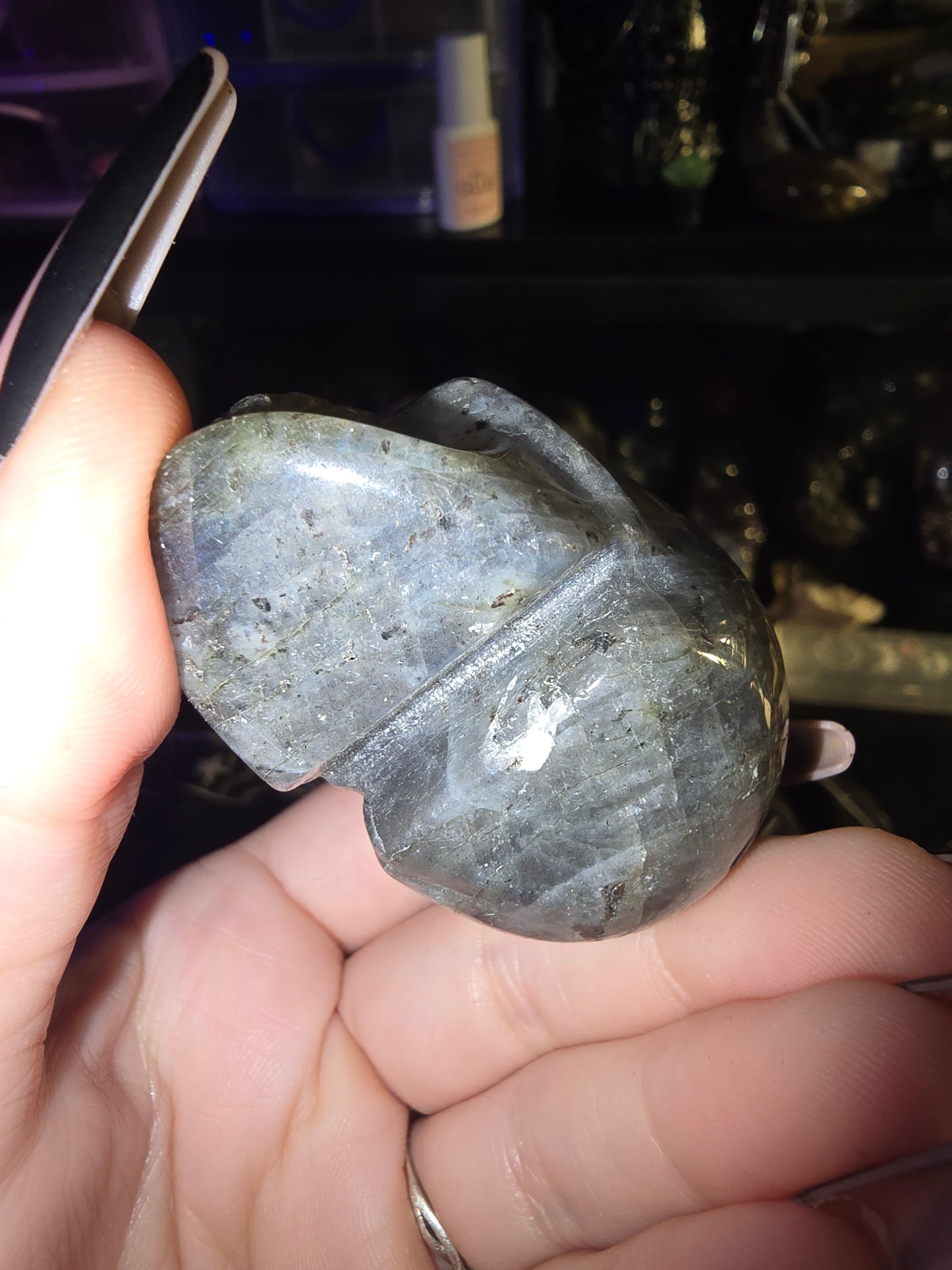 Labradorite Mini Skull 2