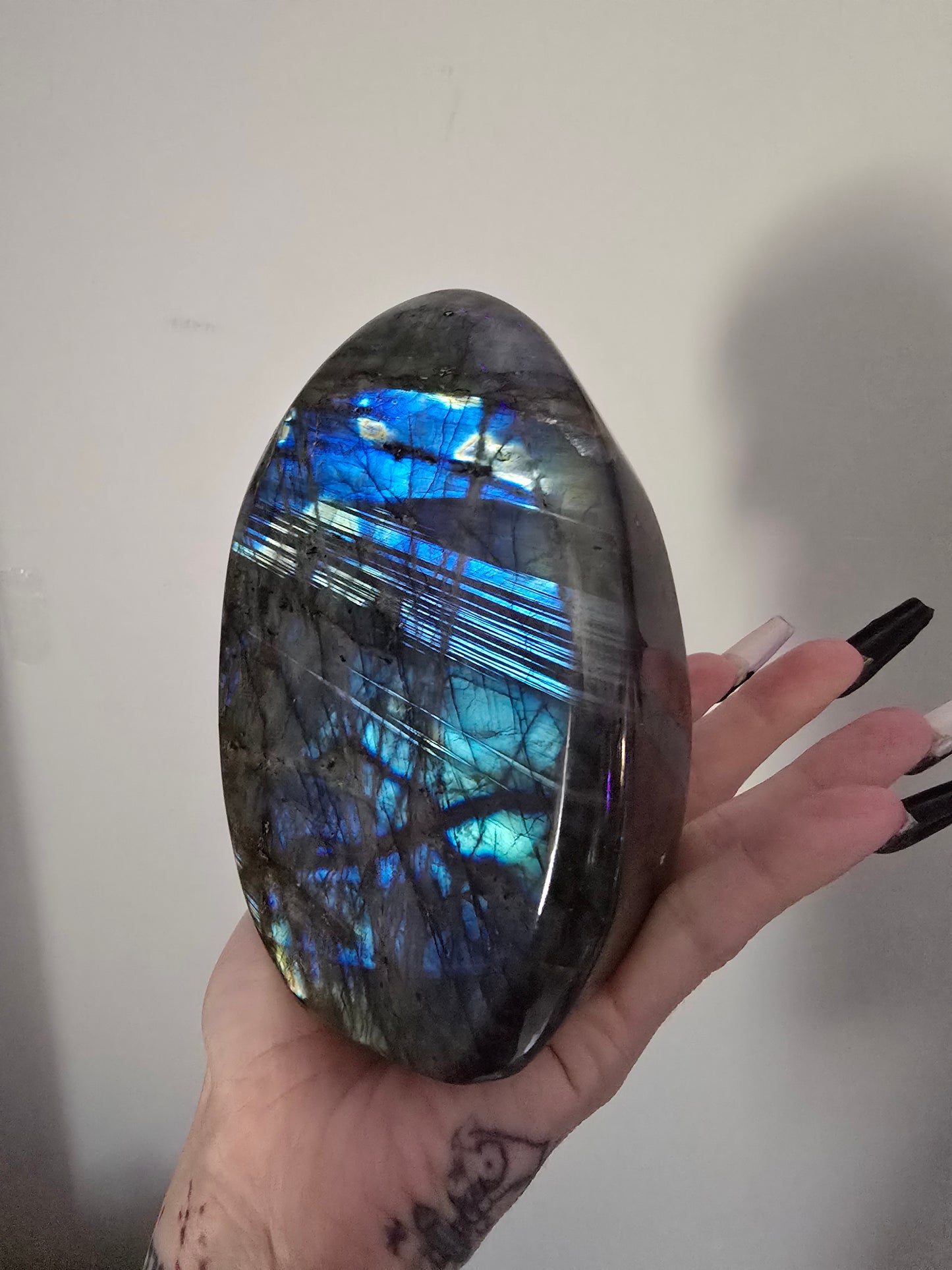 High Flash Labradorite Freeform | Electric Blue Flash & Transformation