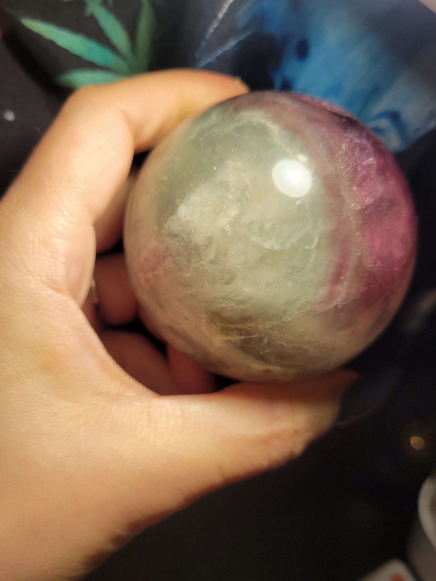 Candy Fluorite sphere