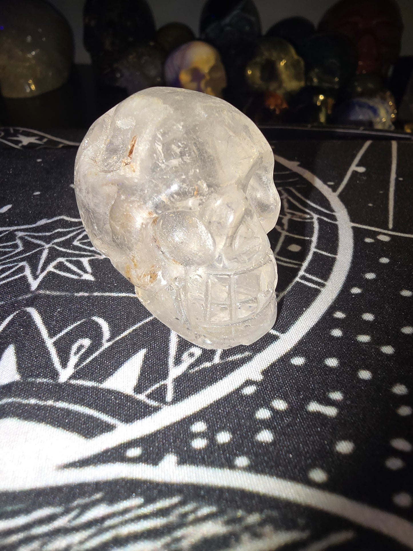 Clear Quartz Mini Skull