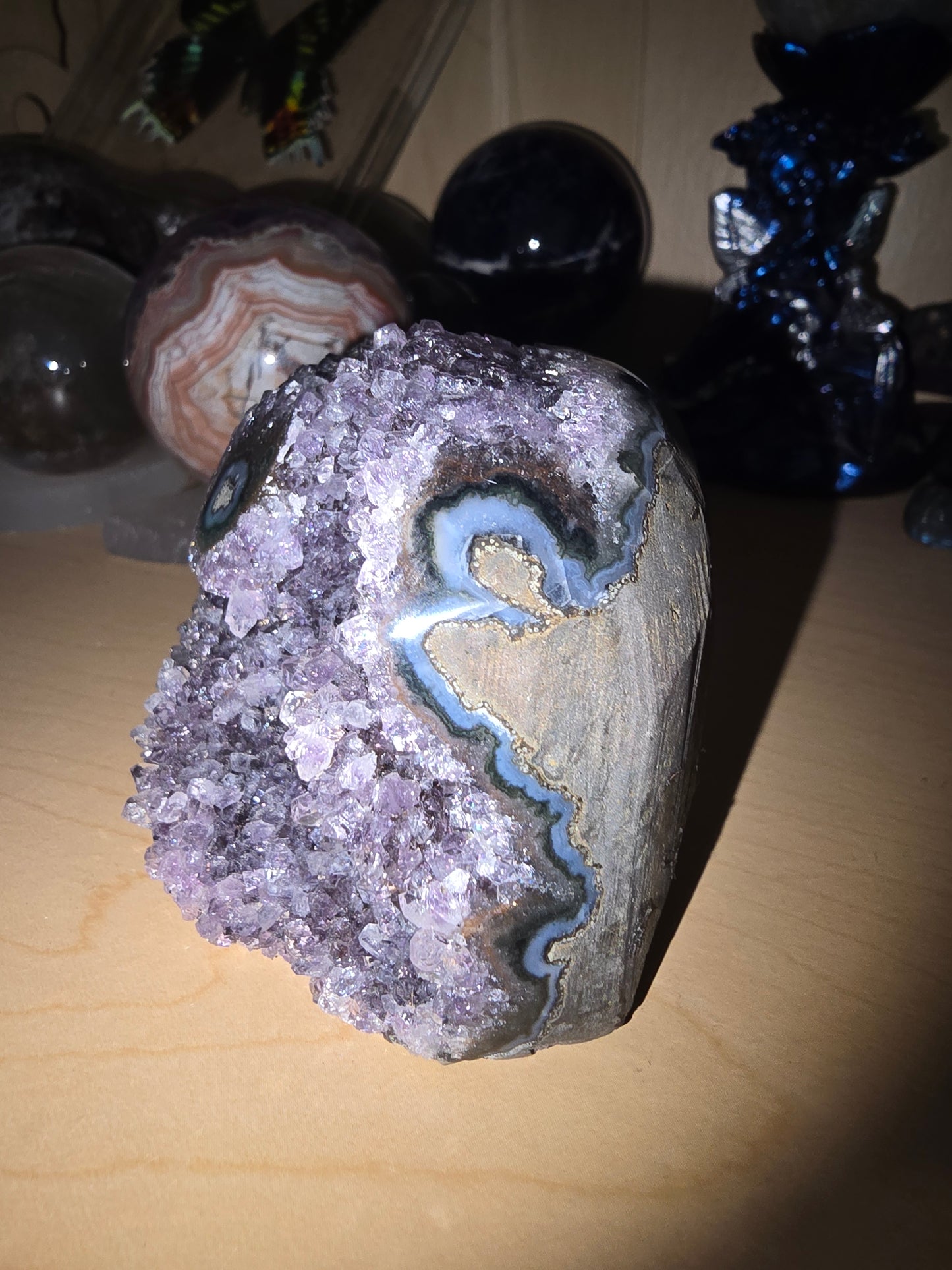 Amethyst Stalagtite Cut Base