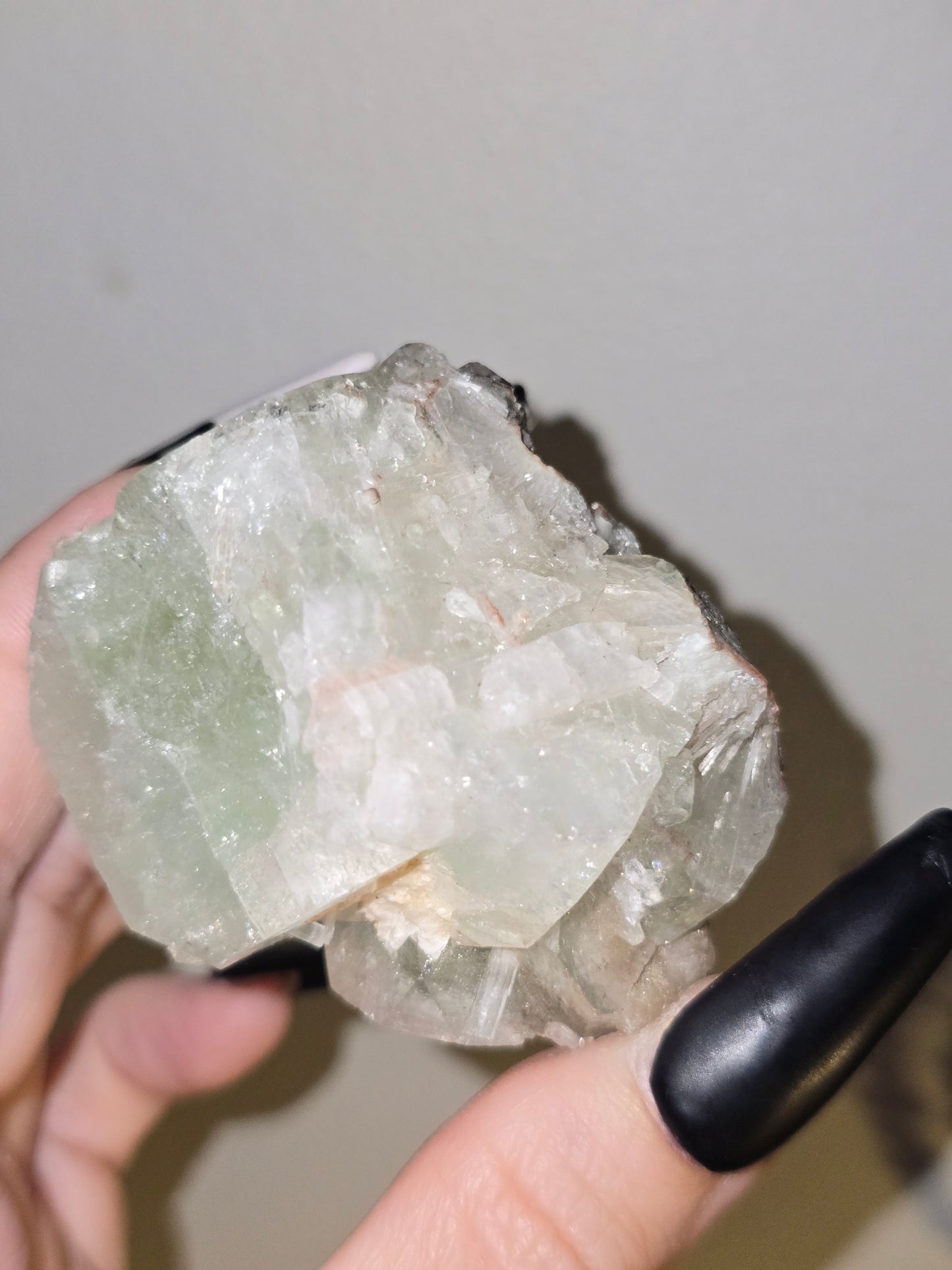 Pale Green Fluorite Cube | Clarity, Harmony & Mental Focus