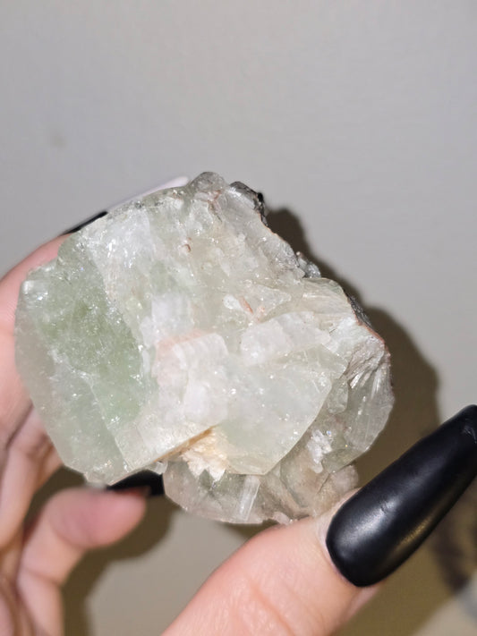 Pale Green Fluorite Cube | Clarity, Harmony & Mental Focus